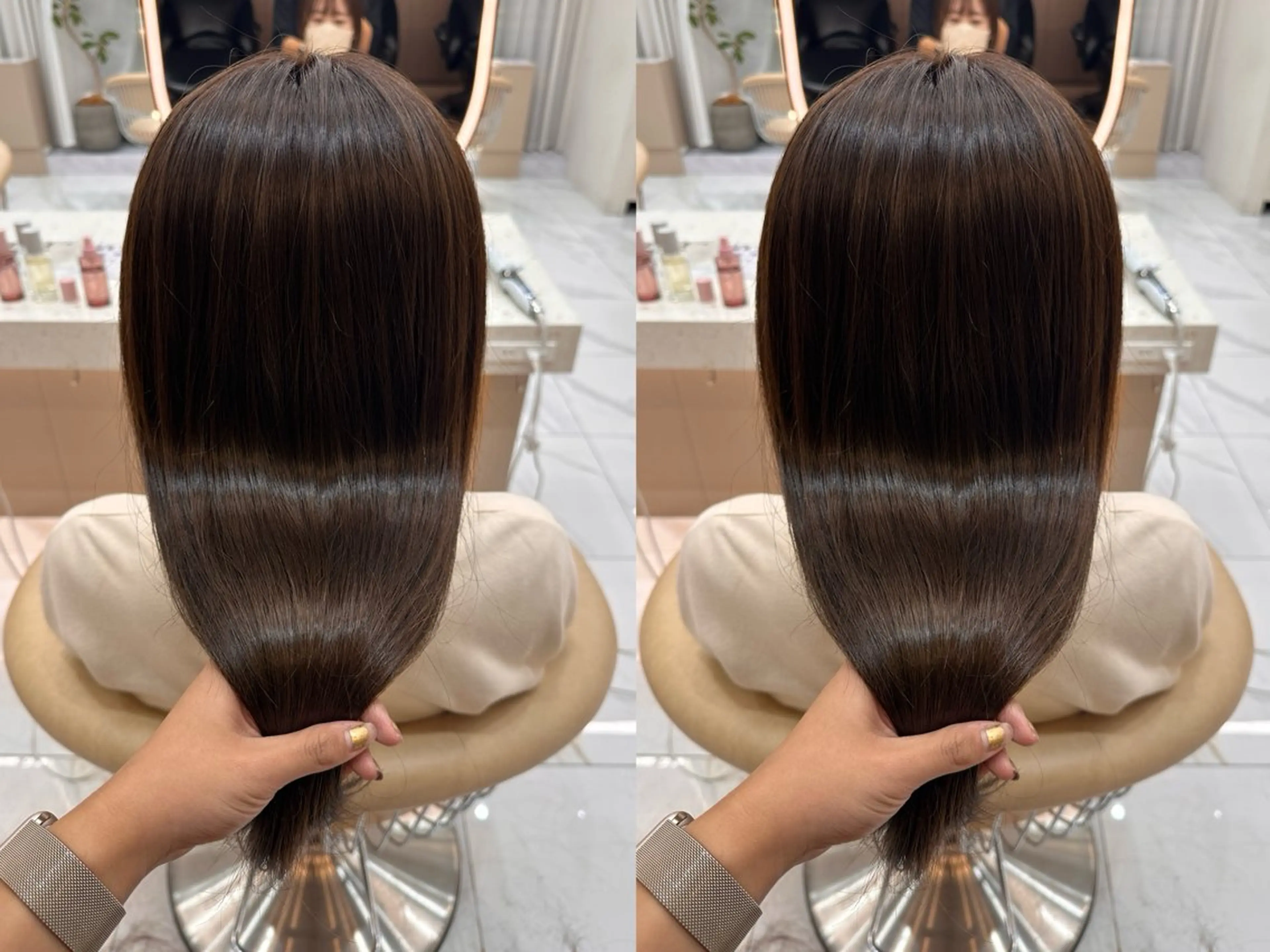 セミロング カットモデル募集 長谷川のヘアスタイル