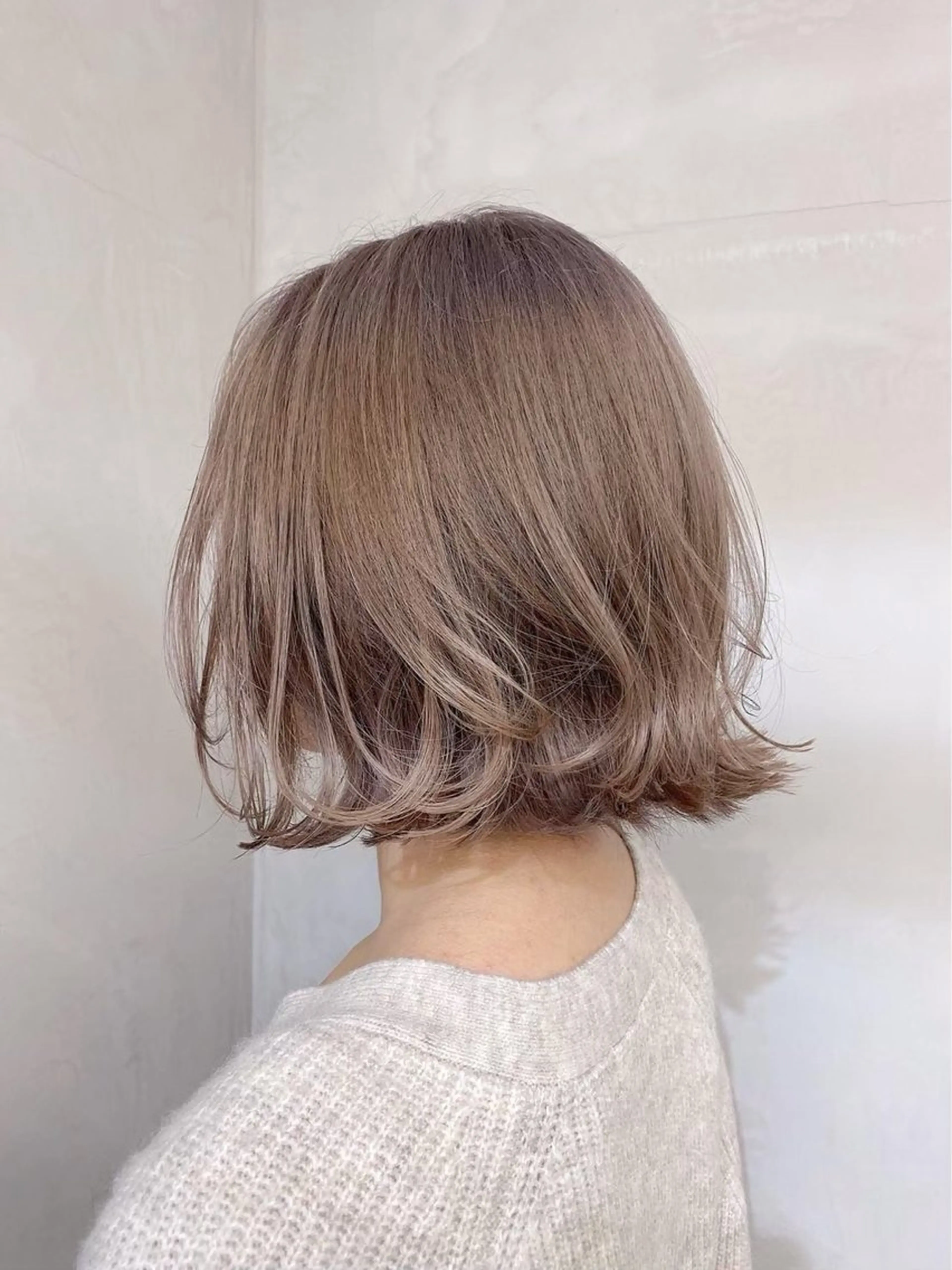 ミディアム カラー 横浜/髪質改善/ 艶髪/shoのヘアスタイル