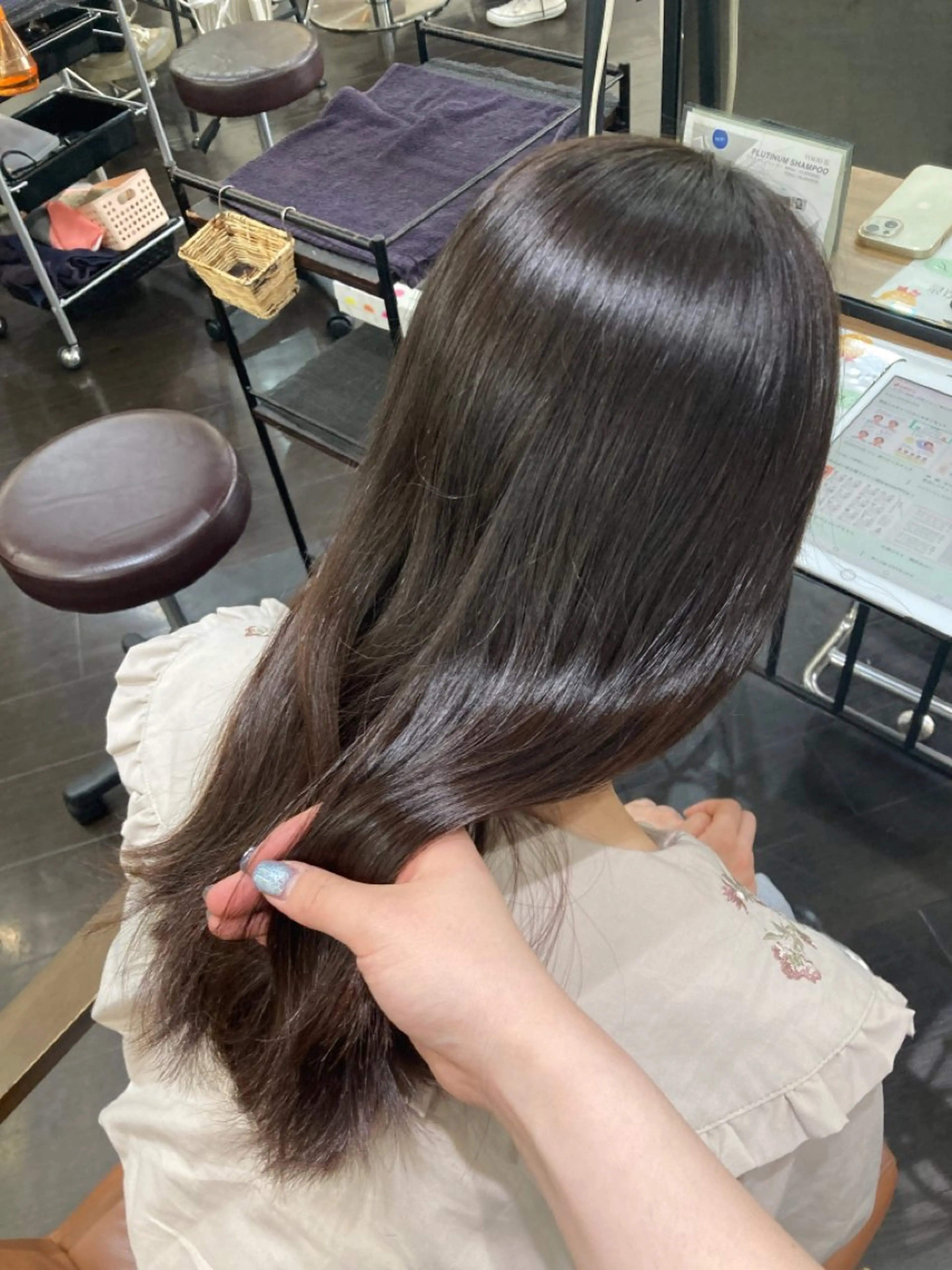 【カラーのダメージ80%軽減👀‼️】オラプレックスケアカラー＋カット✨の写真