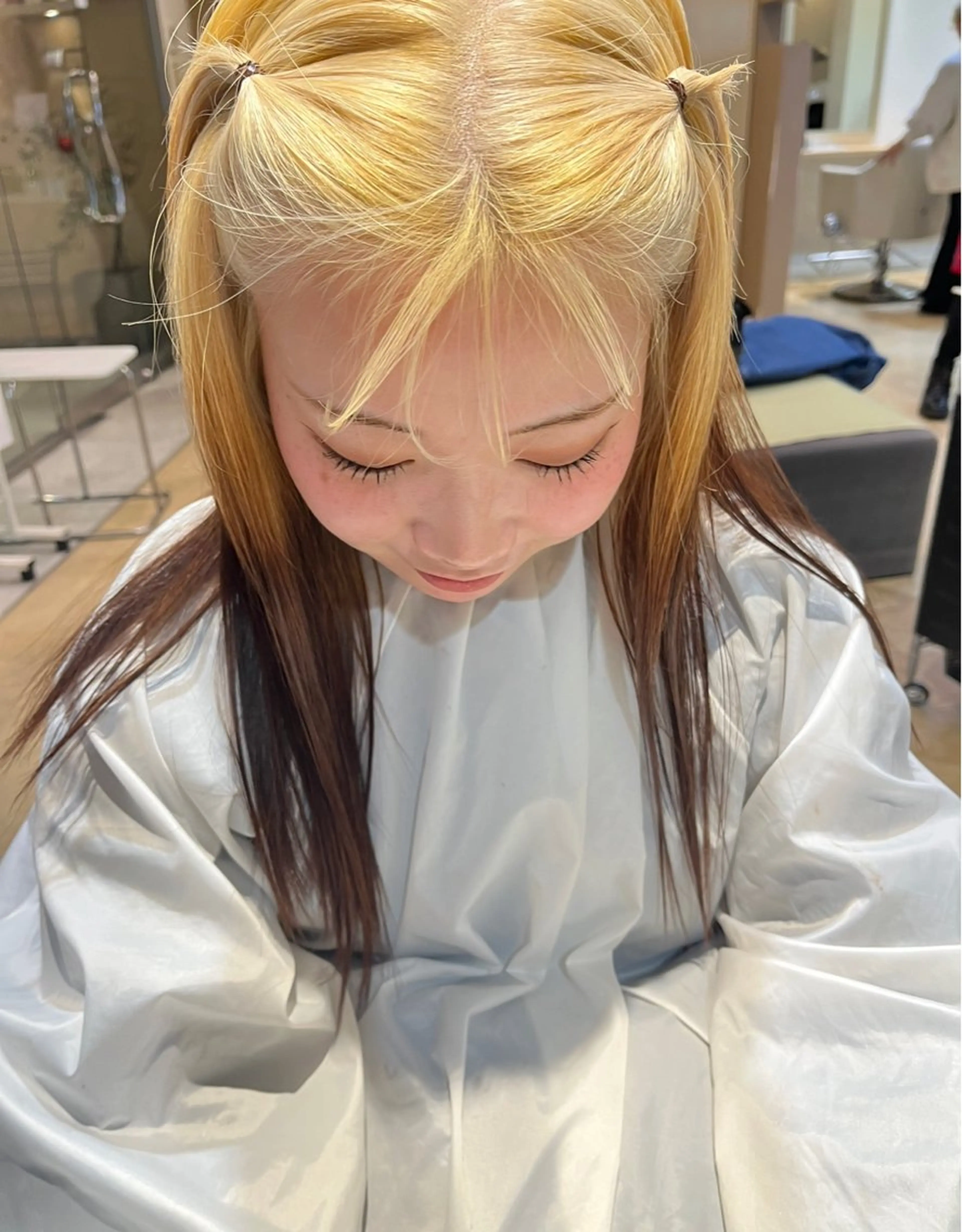 ロング カラー RIO 福岡美容師のヘアスタイル