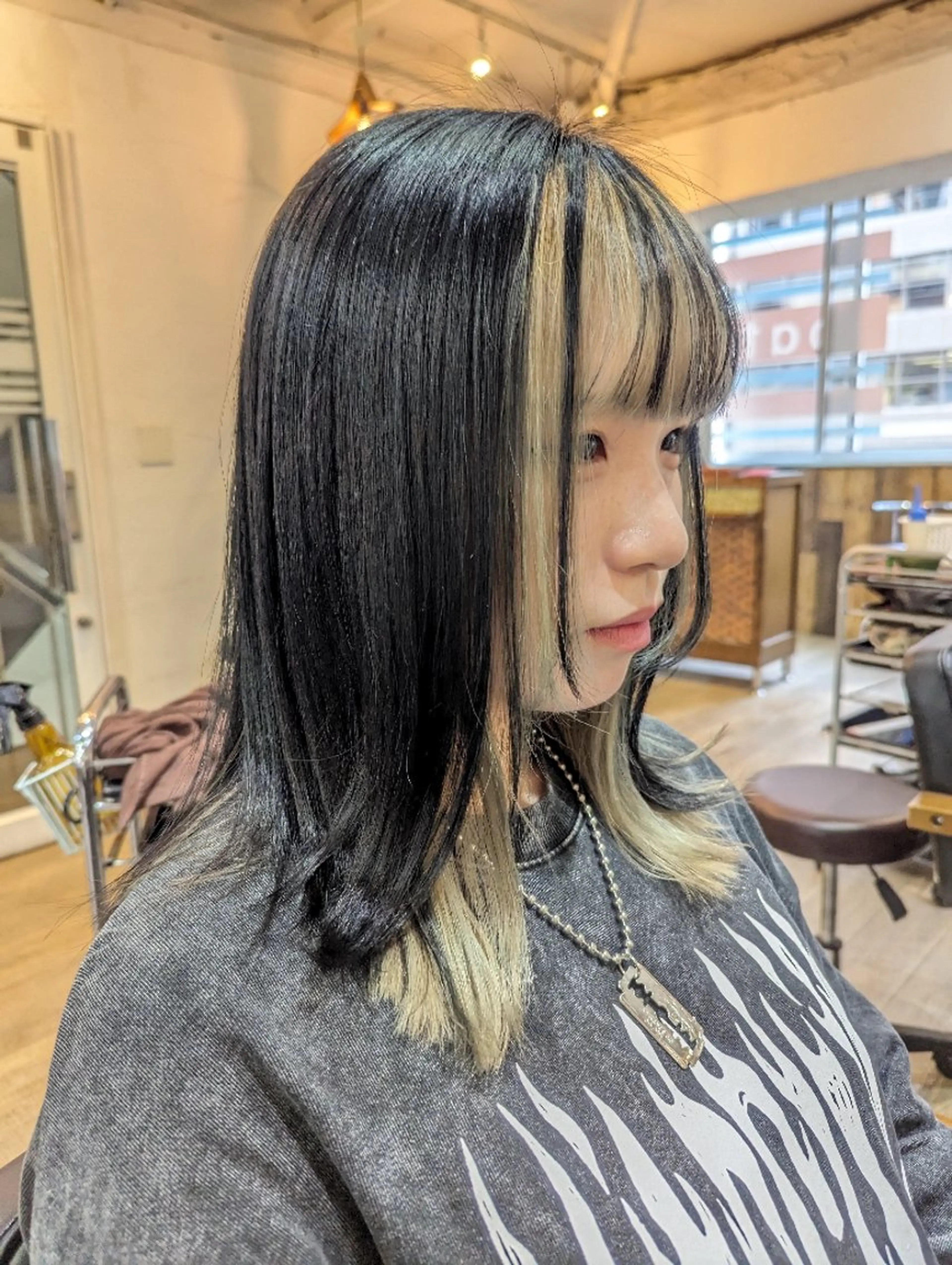 セミロング カラー ヘアカラー bathair  所属・bathair 持田侑祐のヘアスタイル