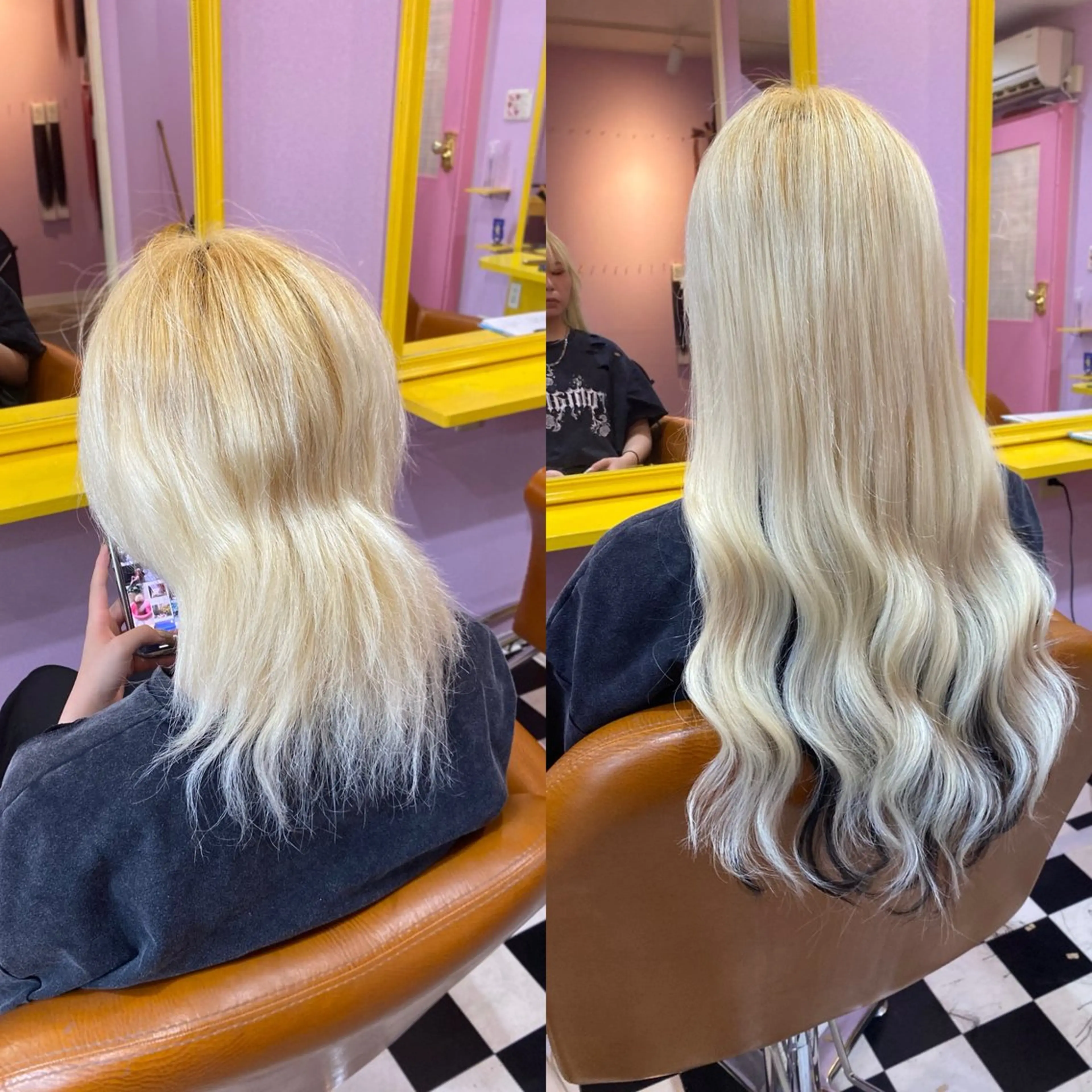 ミディアム エクステ チビ編み込みエクステ どぅ〜す/YUIのヘアスタイル