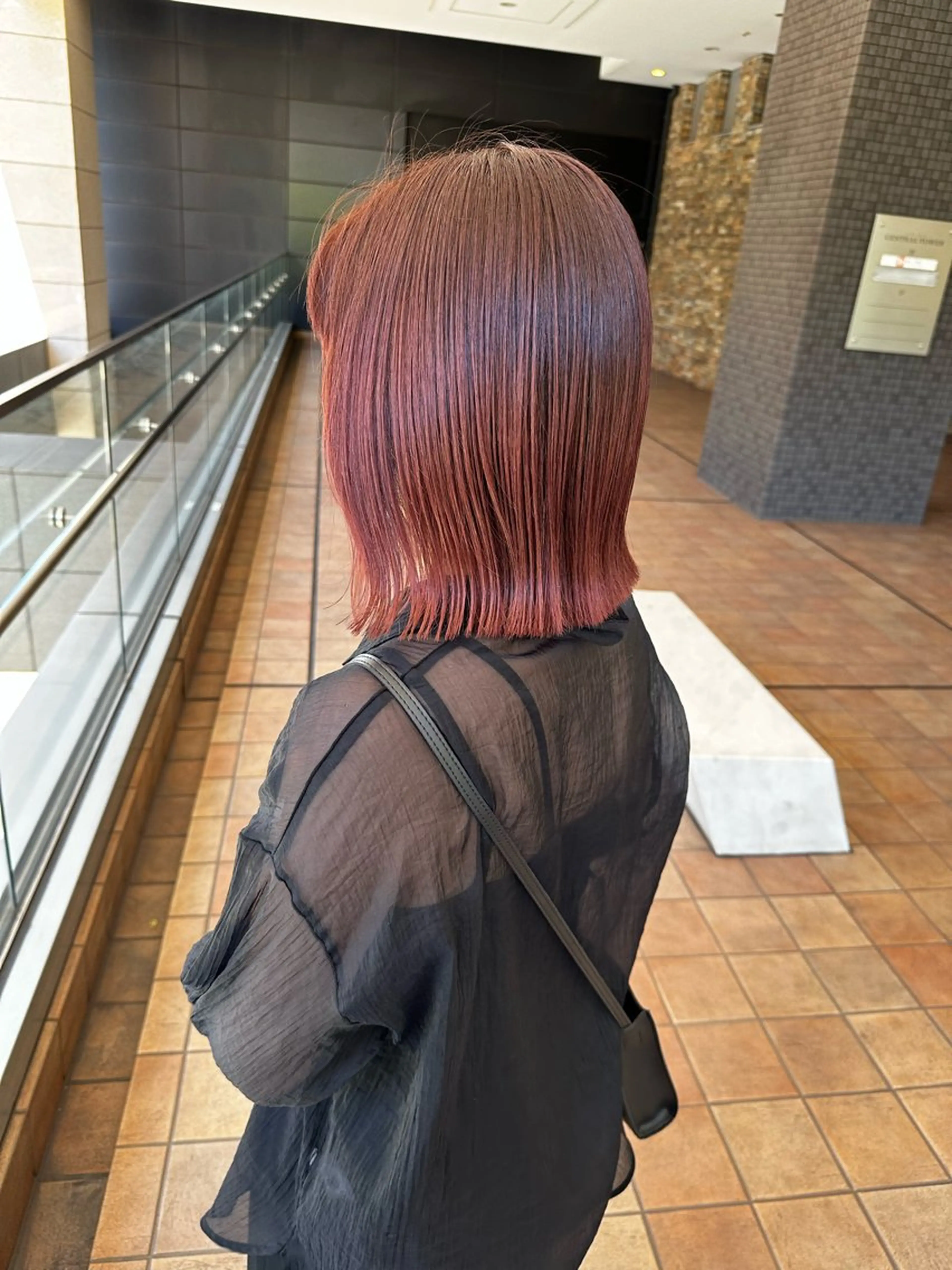 ミディアム カラー ブリーチ ハイライトカラー インナーカラー ハイライト 髪質改善 カット ヘアカラー トリートメント ⭐️透け感カラー /齊藤容史⭐️のヘアスタイル