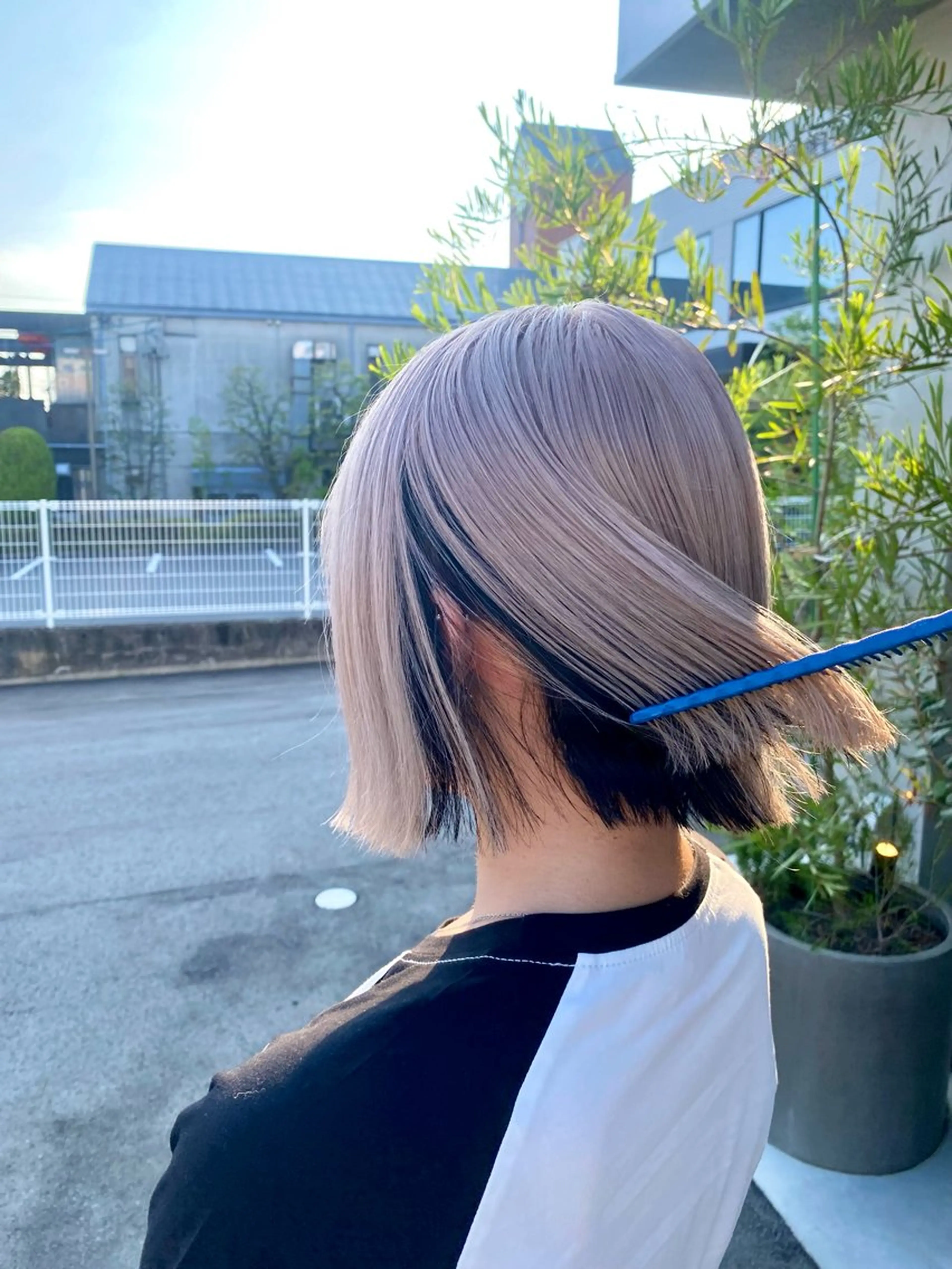 ショート ヘアカラー トリートメント 艶髪・透明感カラー・ 韓国ヘア・Yuriのヘアスタイル