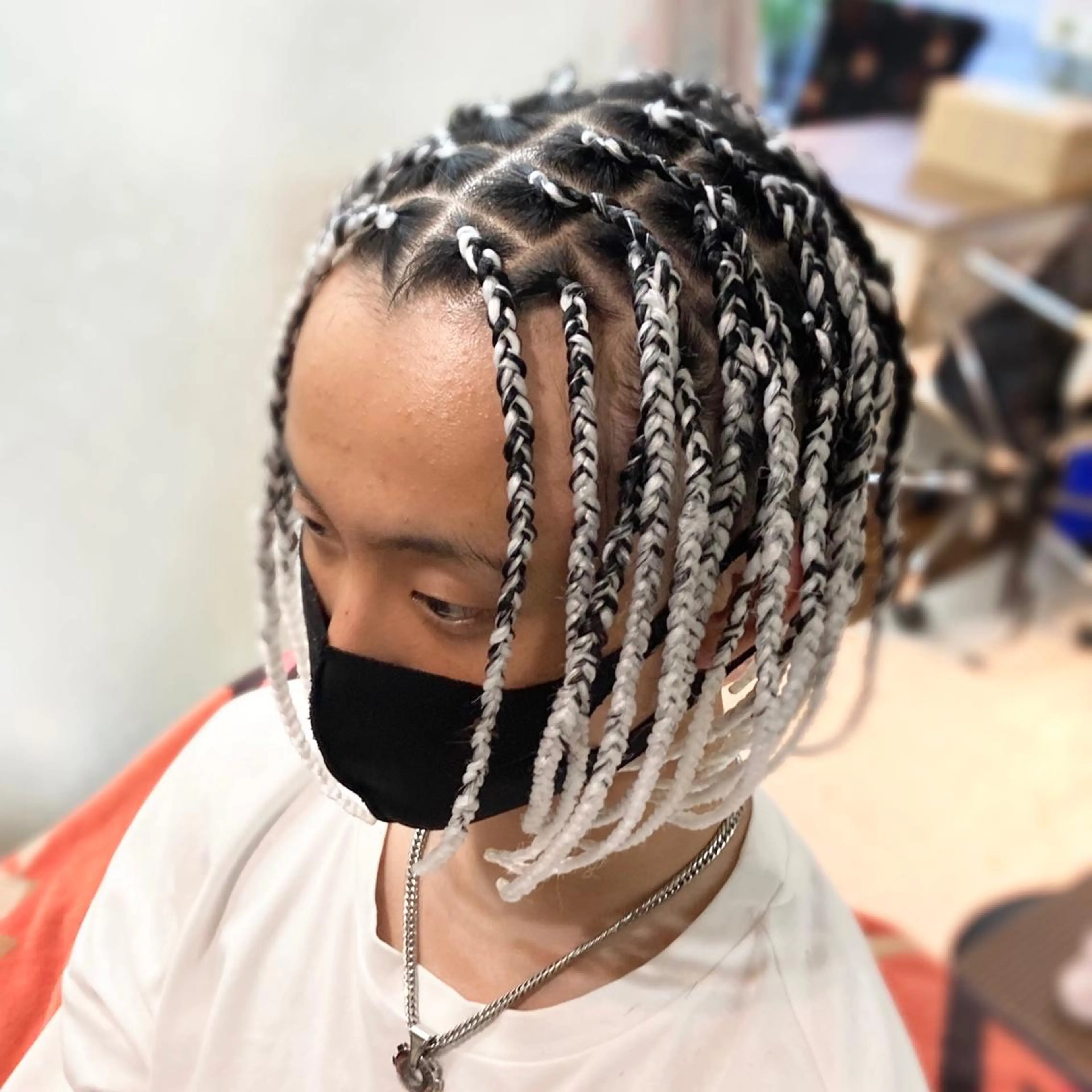 ミディアム エクステ 髪に魔法をかける🪄 💖💫編み込みヘアのヘアスタイル