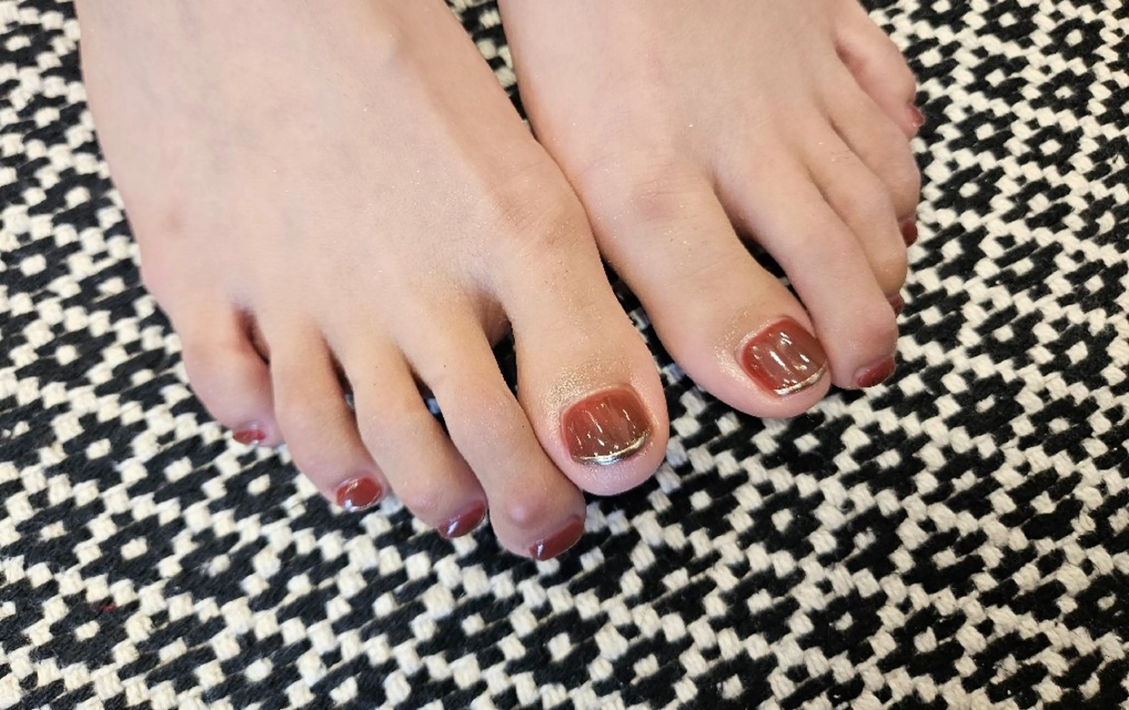 ネイル フットネイル 関口 友菜のヘアスタイル