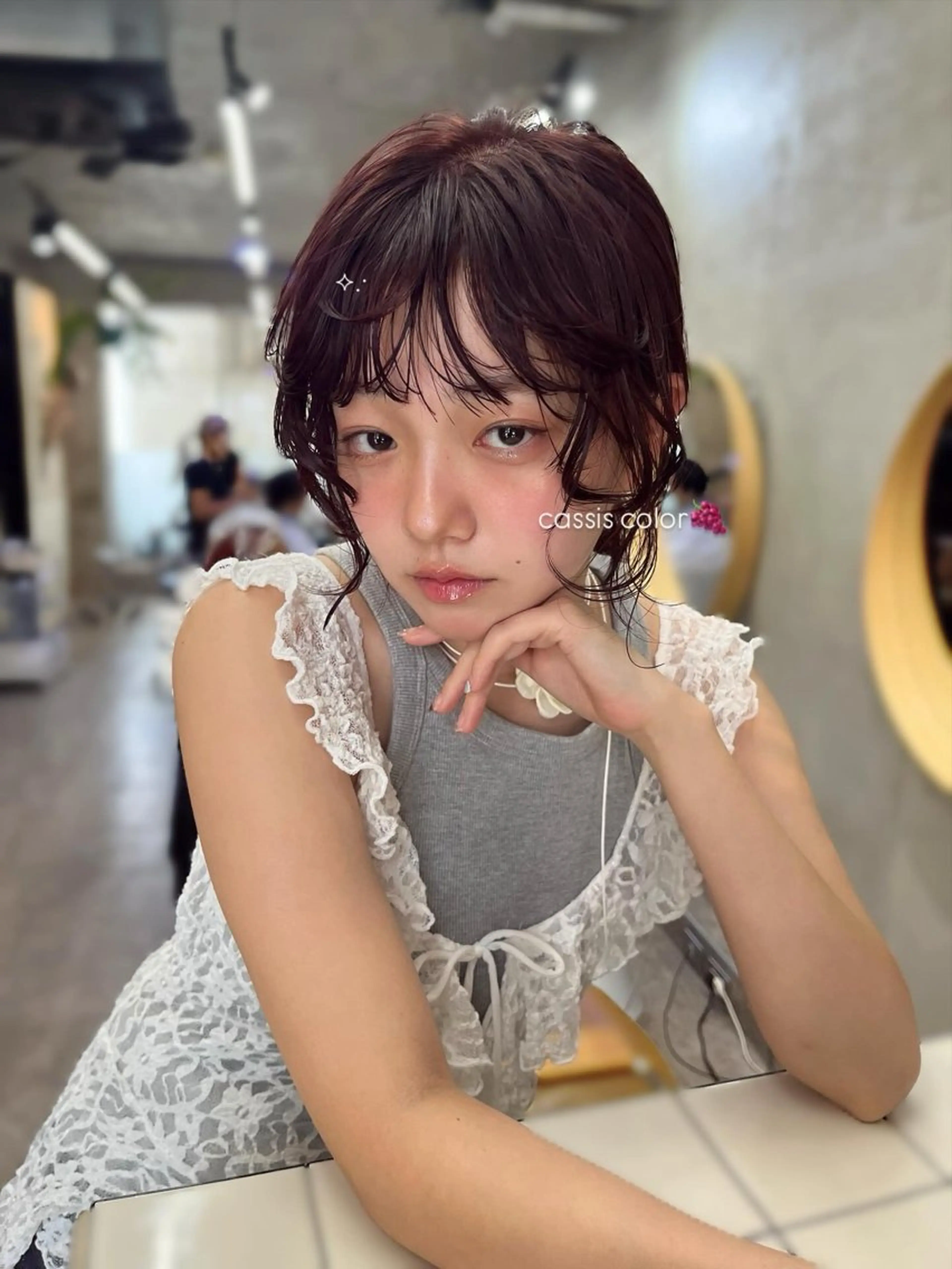 ミディアム カラー ヘアカラー SALT WATER所属・🤎𝐌𝐚𝐨⌇ お悩み解決美容師🤎のヘアスタイル