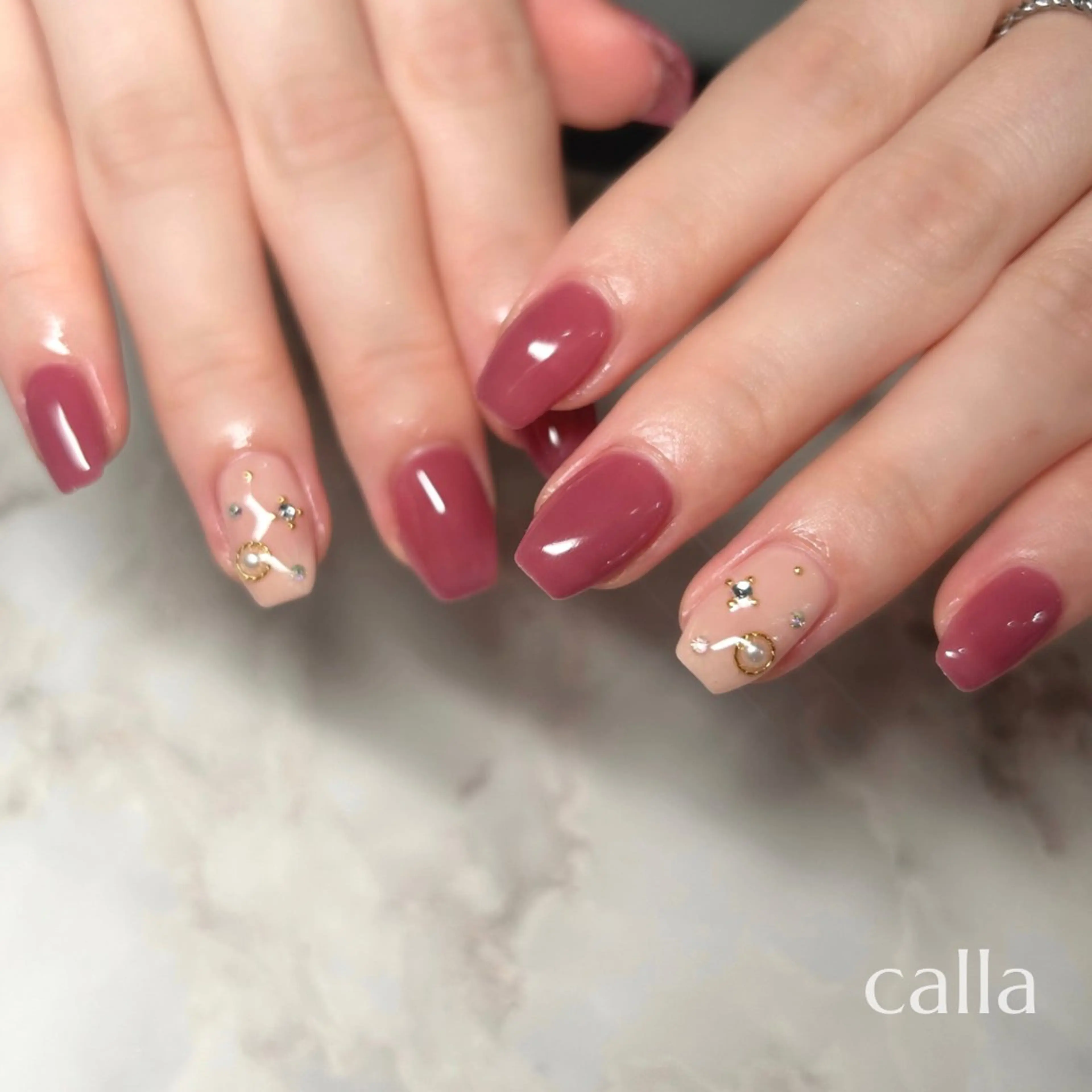 ネイル calla ネイリストのネイルデザイン