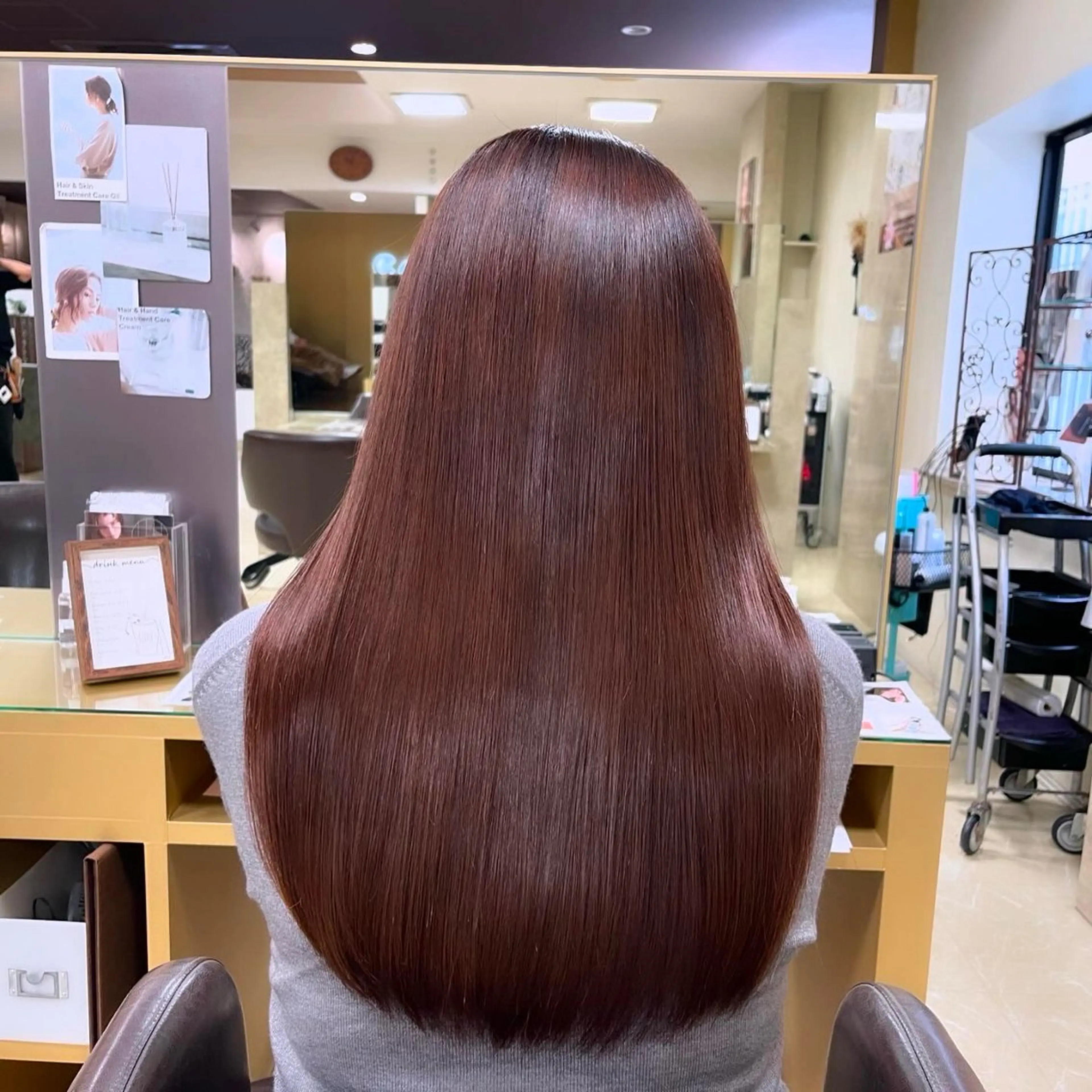 ロング 縮毛・酸性ストレート 特化のヘアスタイル