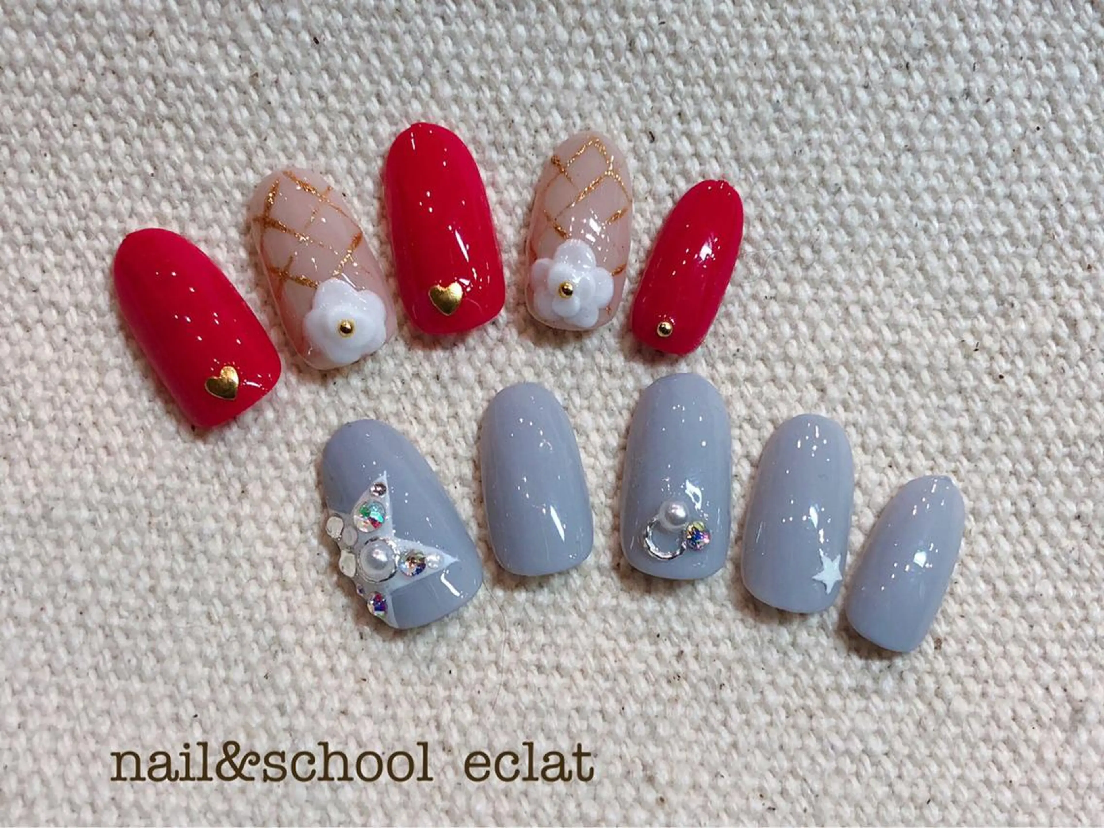 ネイル センター南 eclatのネイルデザイン