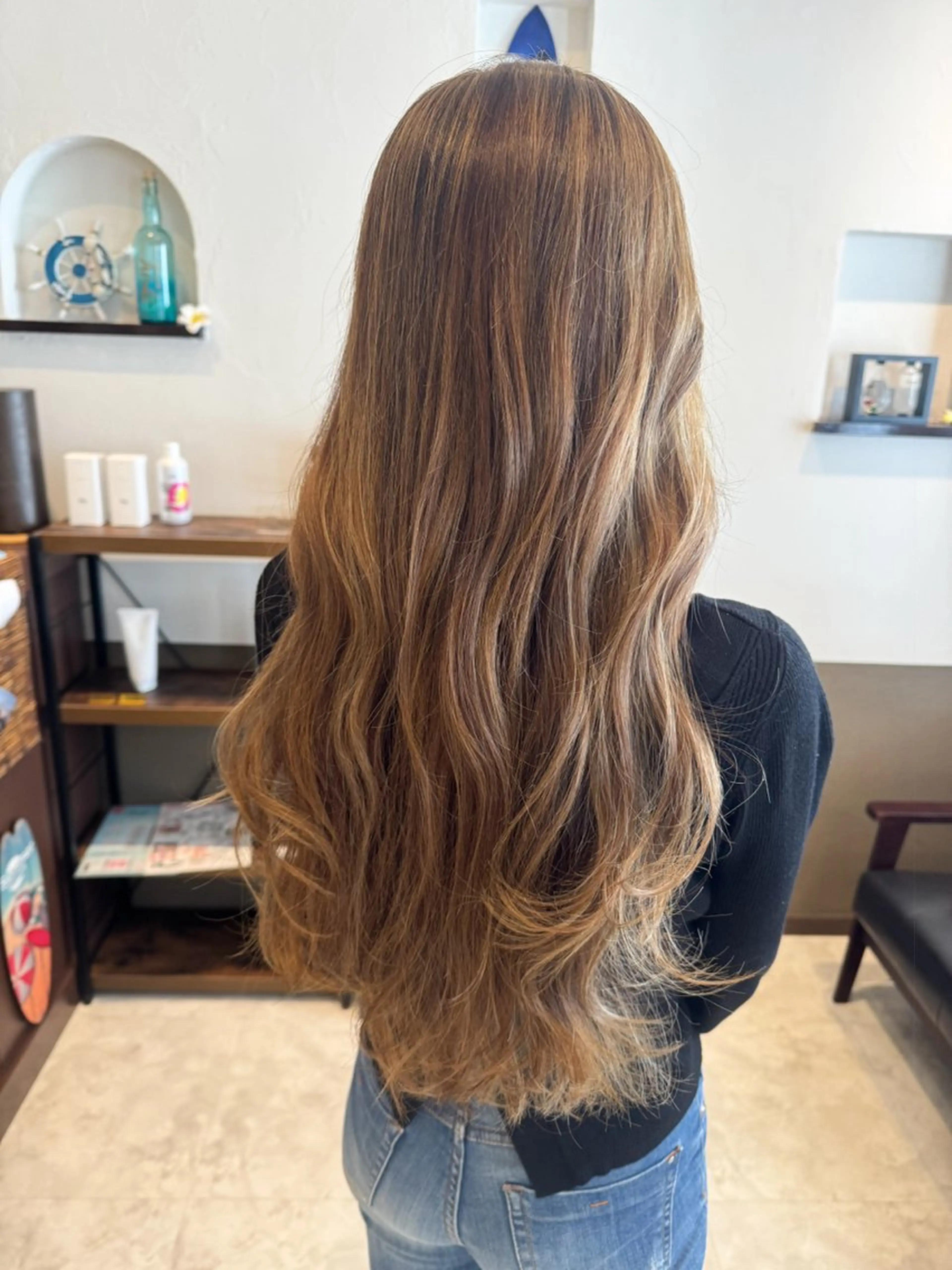 ロング カラー 坂井田 浩樹のヘアスタイル