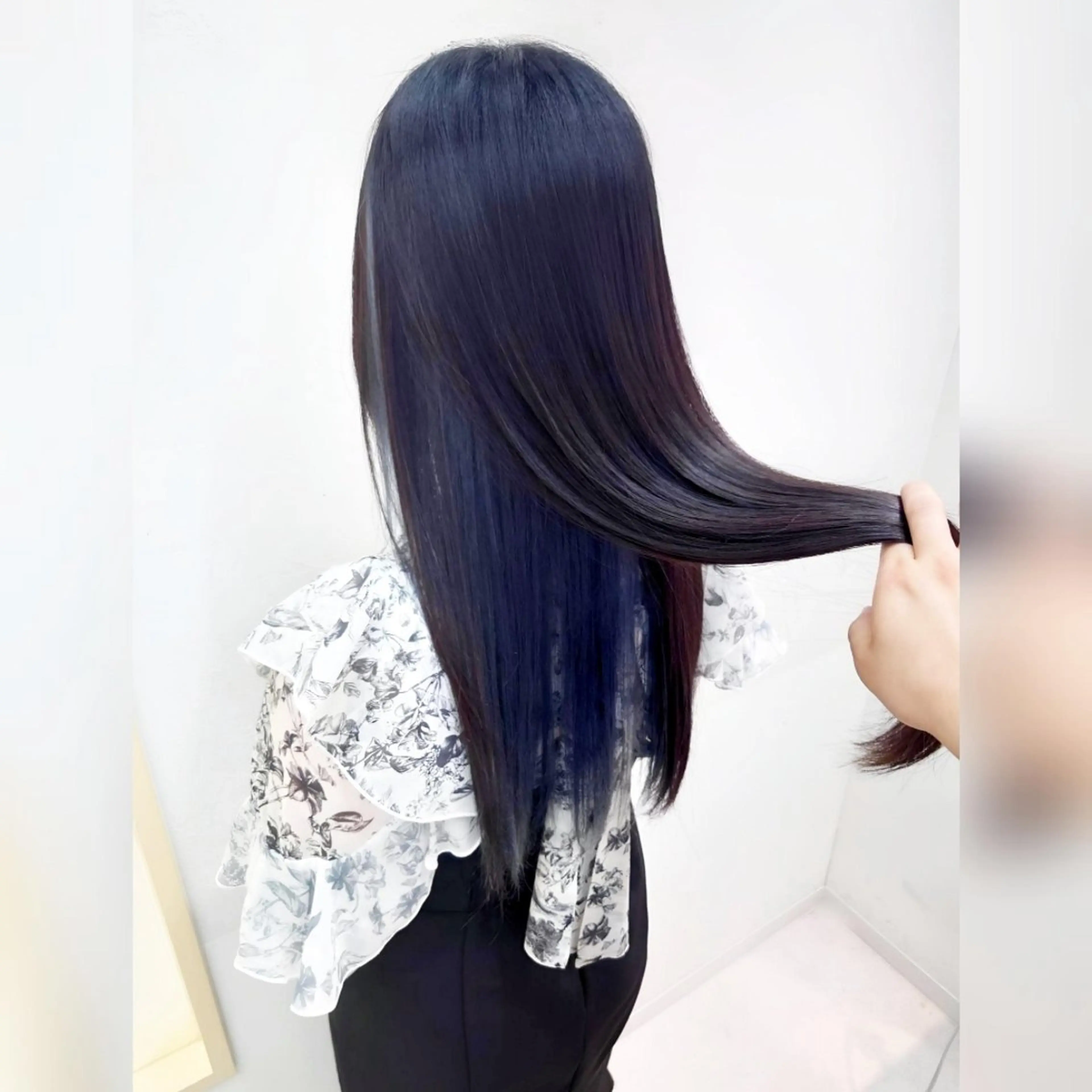 ロング カット ヘアカラー トリートメント 三宮/艶髪カラー /縮毛矯正/北條弘樹のヘアスタイル