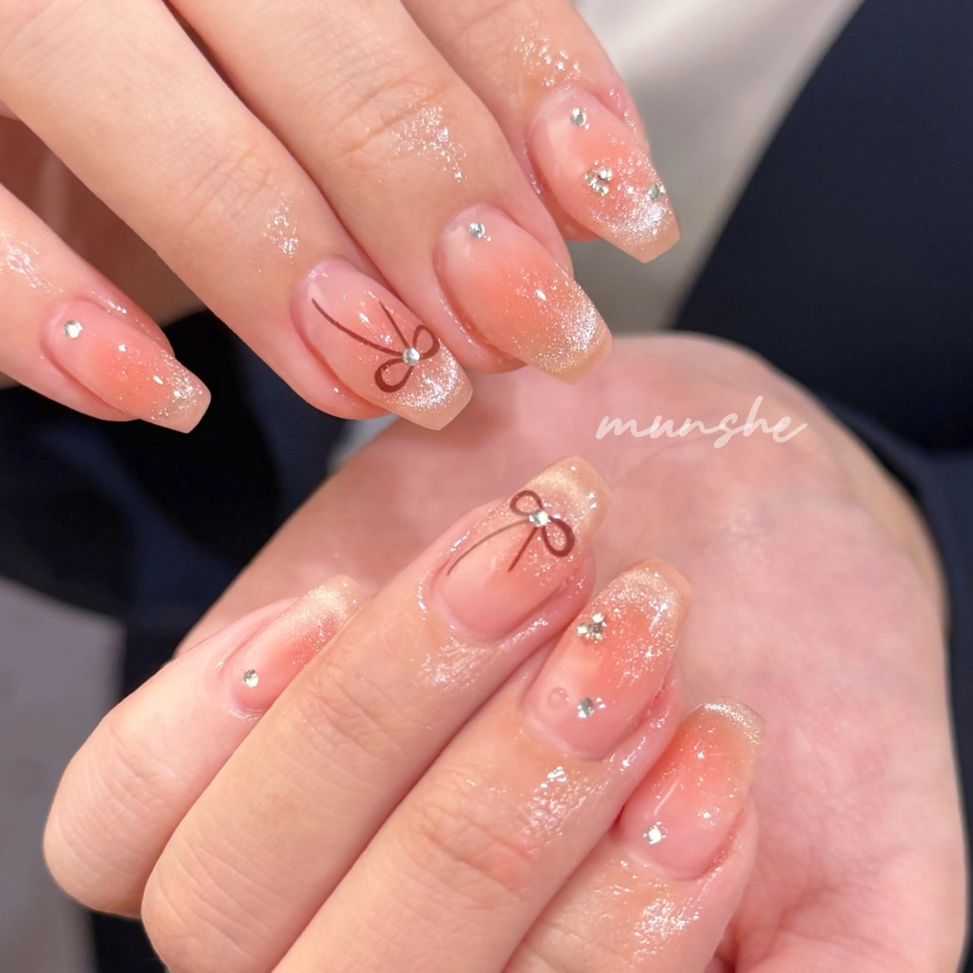 【hand】チークネイル10本💕の写真