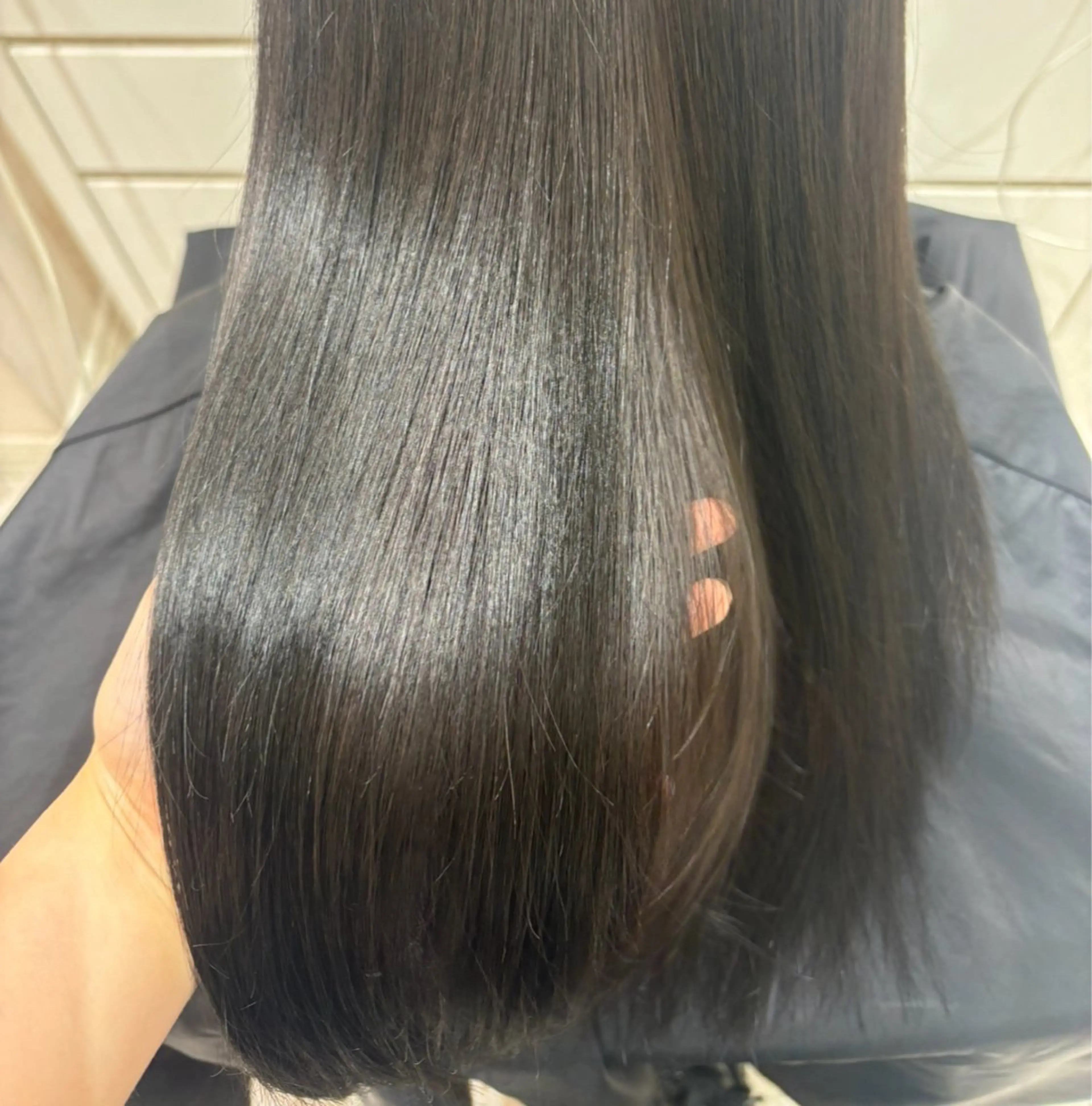 カラー アッシュ 透明感カラー オレンジ 間島 叶のヘアスタイル