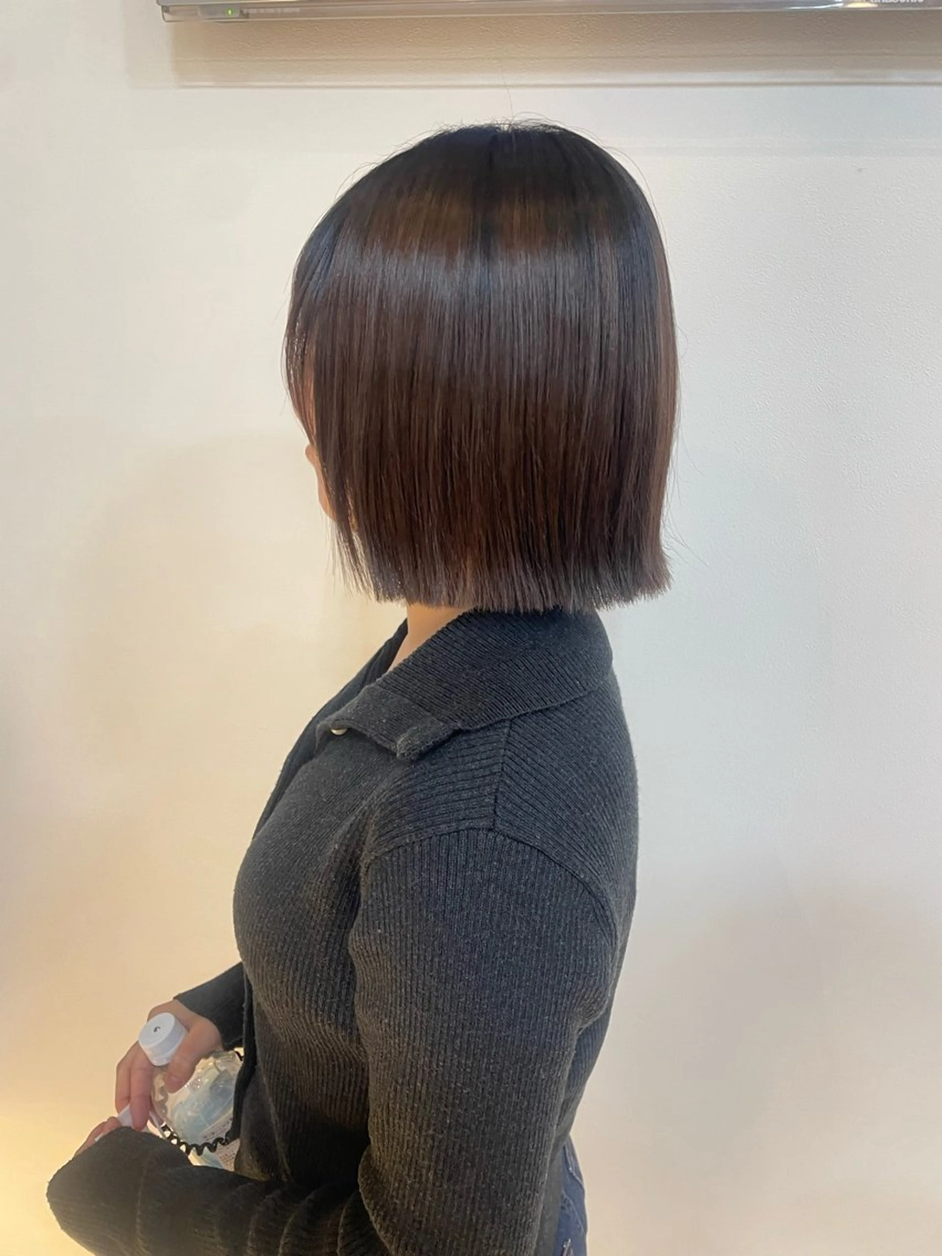 ショート カット 縮毛矯正 🤎韓国ヘア ベージュ まゆか🤎のヘアスタイル