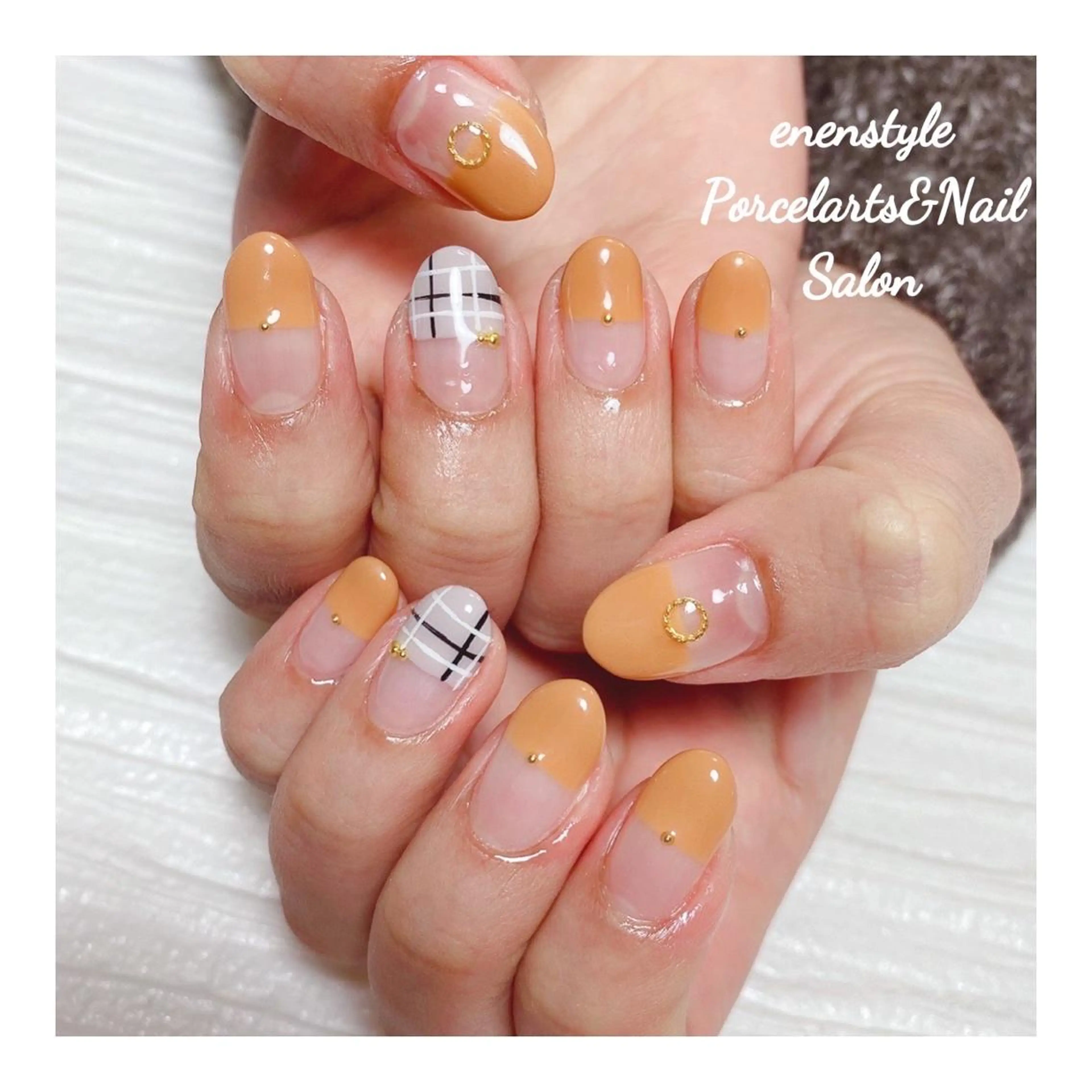 ミディアム ネイル ハンドネイル 👑enen style👑のネイルデザイン