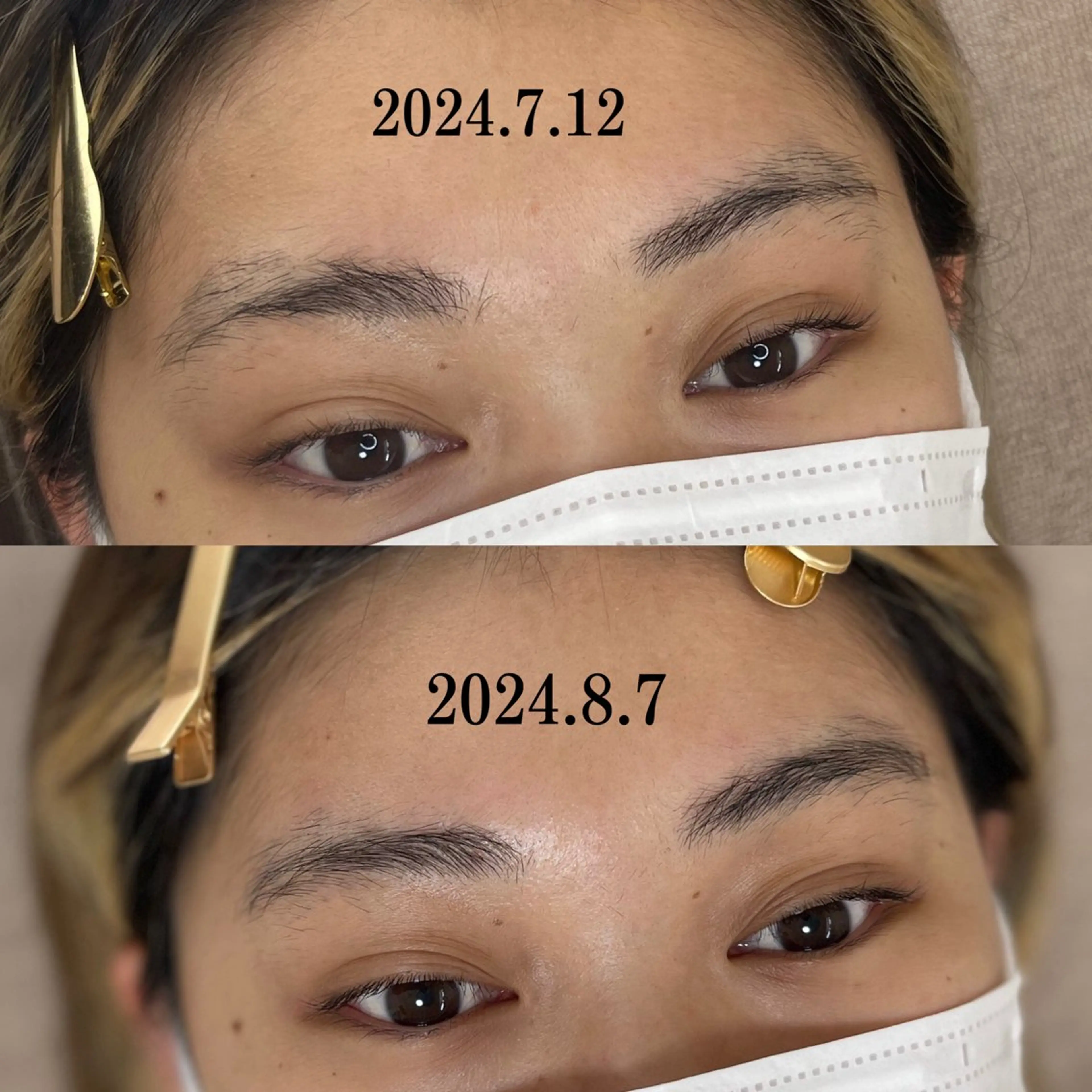 アイブロウ 眉WAX╱HBL╱ YUIの眉毛・アイブロウイメージ