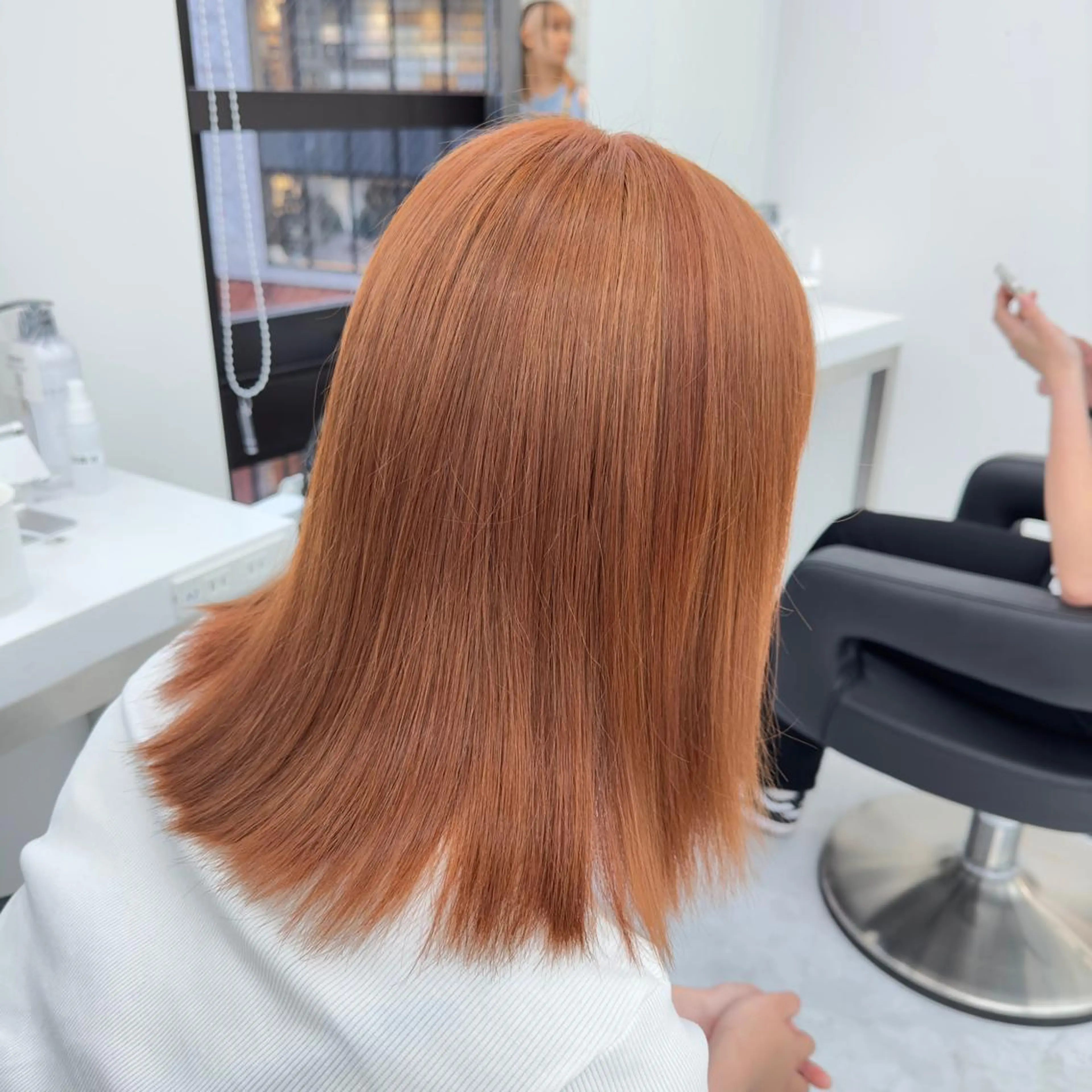 ミディアム カラー レイヤーダブルカラー KYONのヘアスタイル