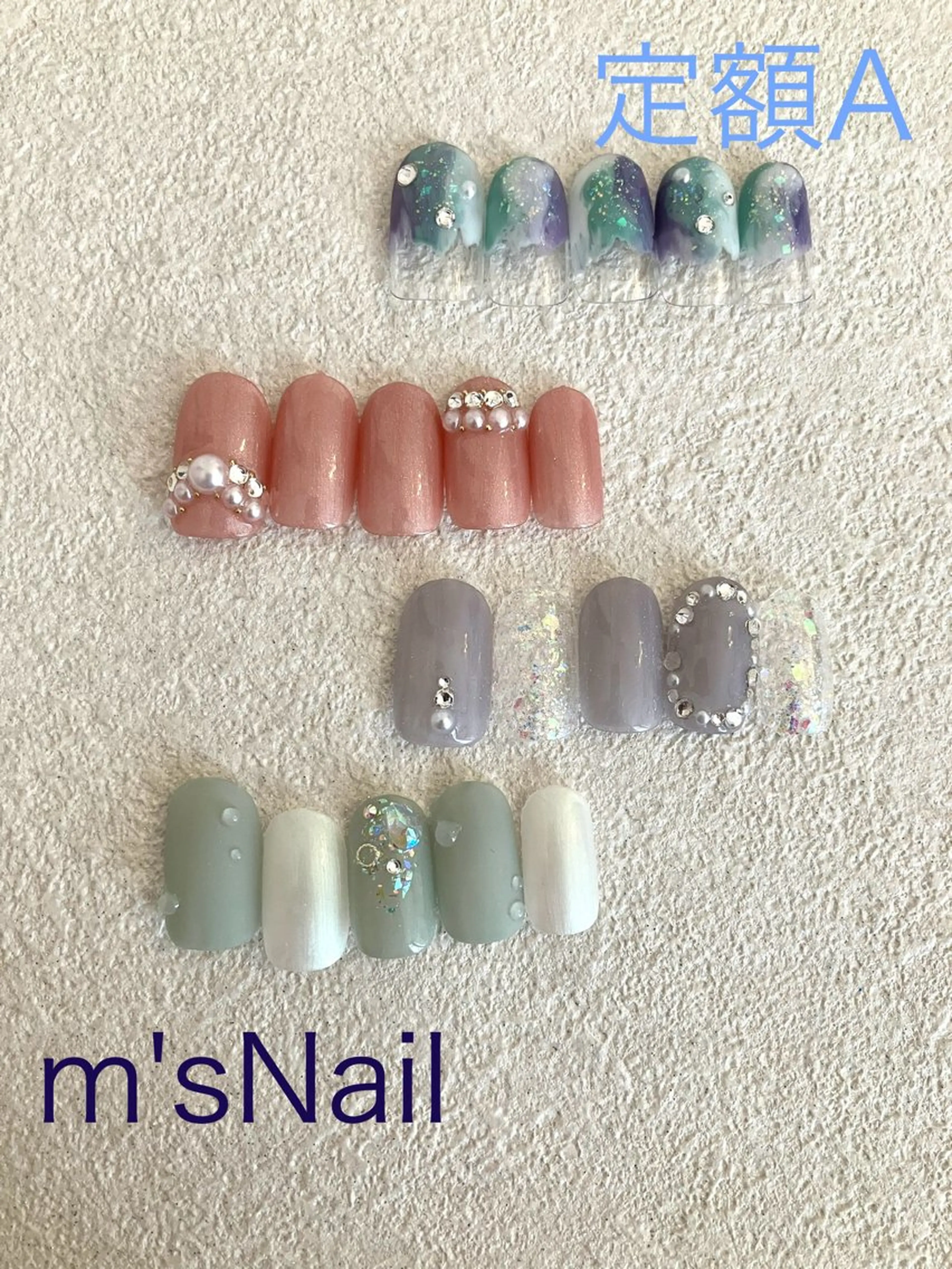 ネイル ジェルネイル パラジェル ハンドネイル m'sNail 福岡西区 ネイルのネイルデザイン
