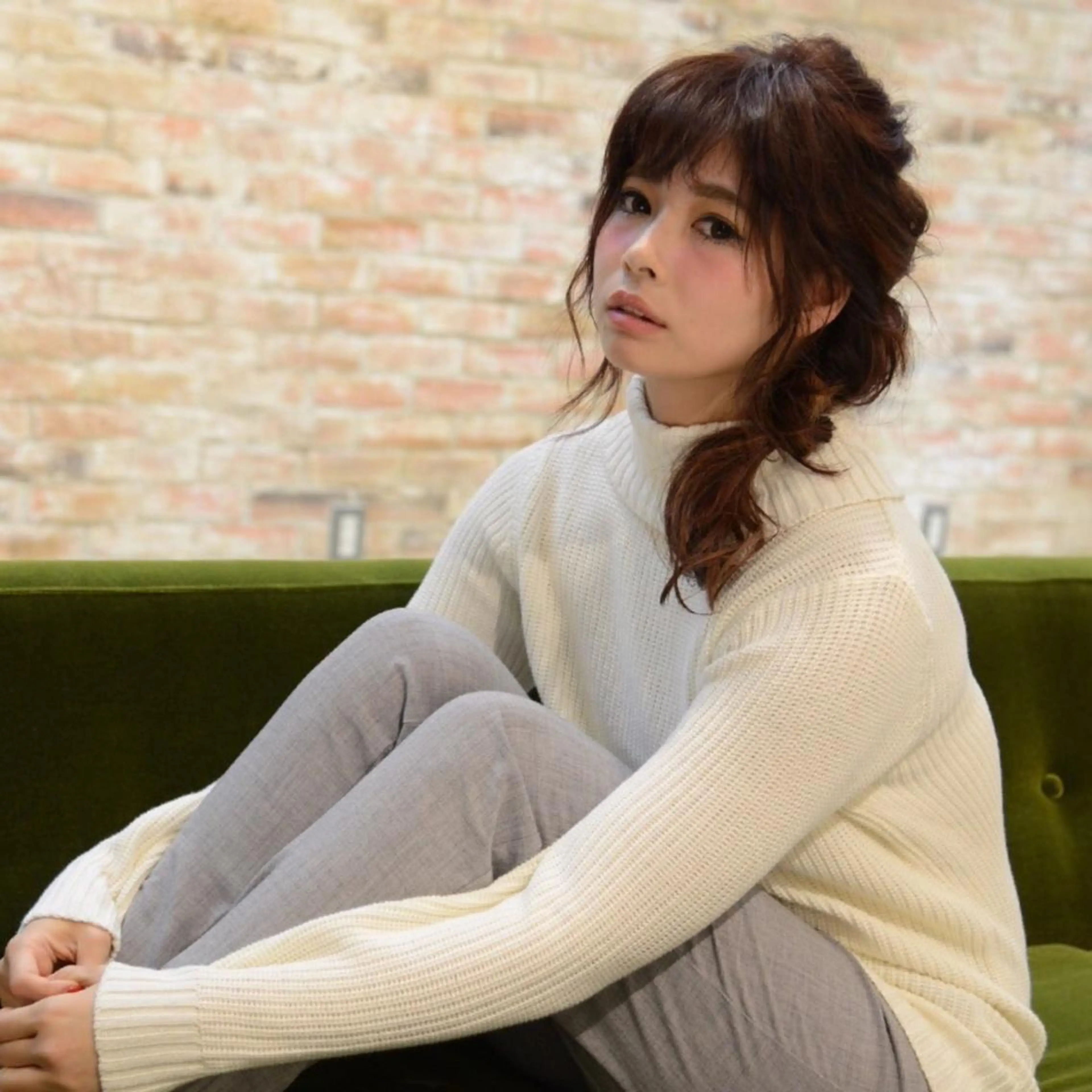 ヘアアレンジ 北川大輔🌟 小顔レイヤーカットのヘアスタイル