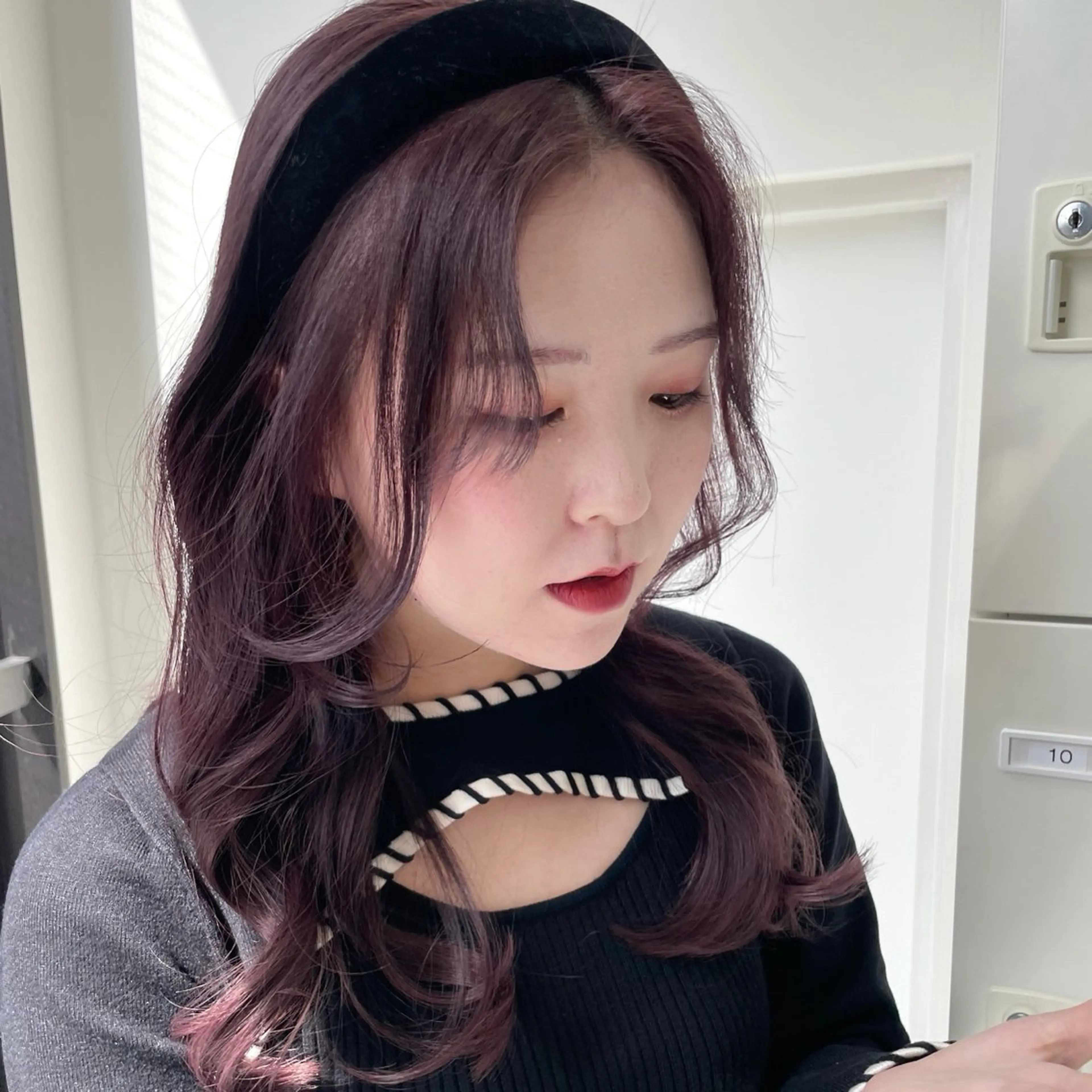 セミロング カラー 似合わせstyle ❤︎misaki❤︎のヘアスタイル