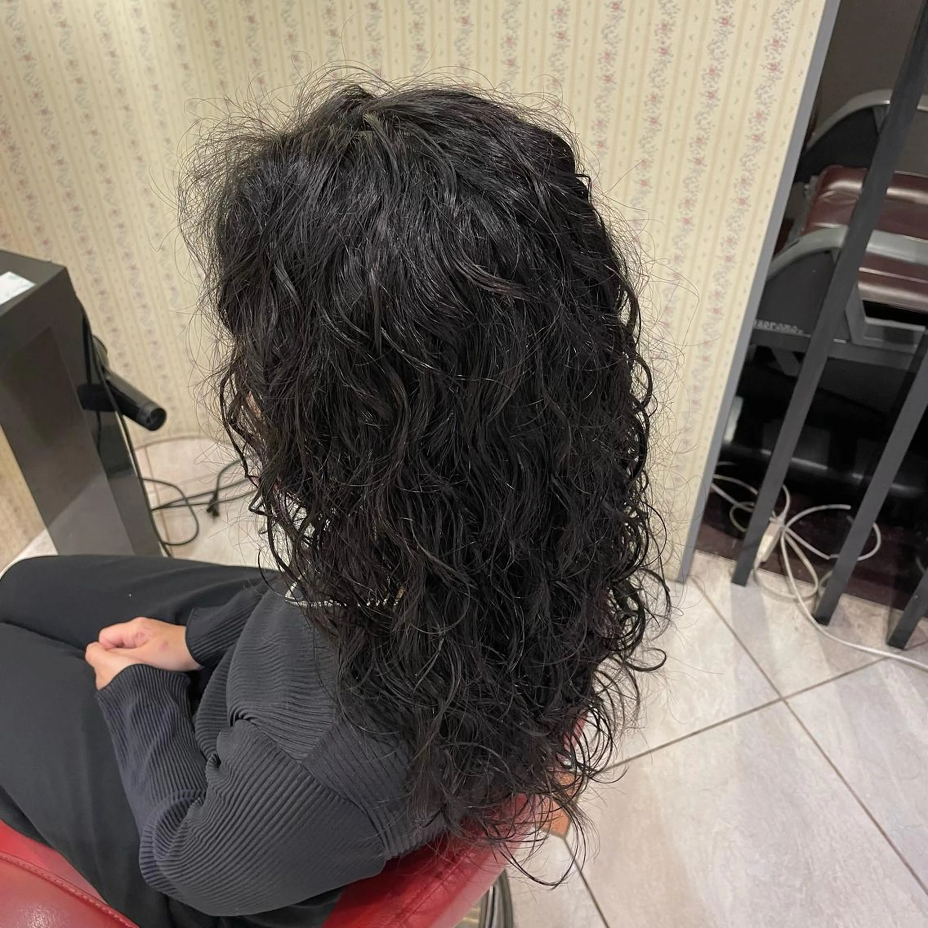 セミロング カット パーマ トリートメント 縮毛矯正/髪質改善 EARTH髙橋のヘアスタイル