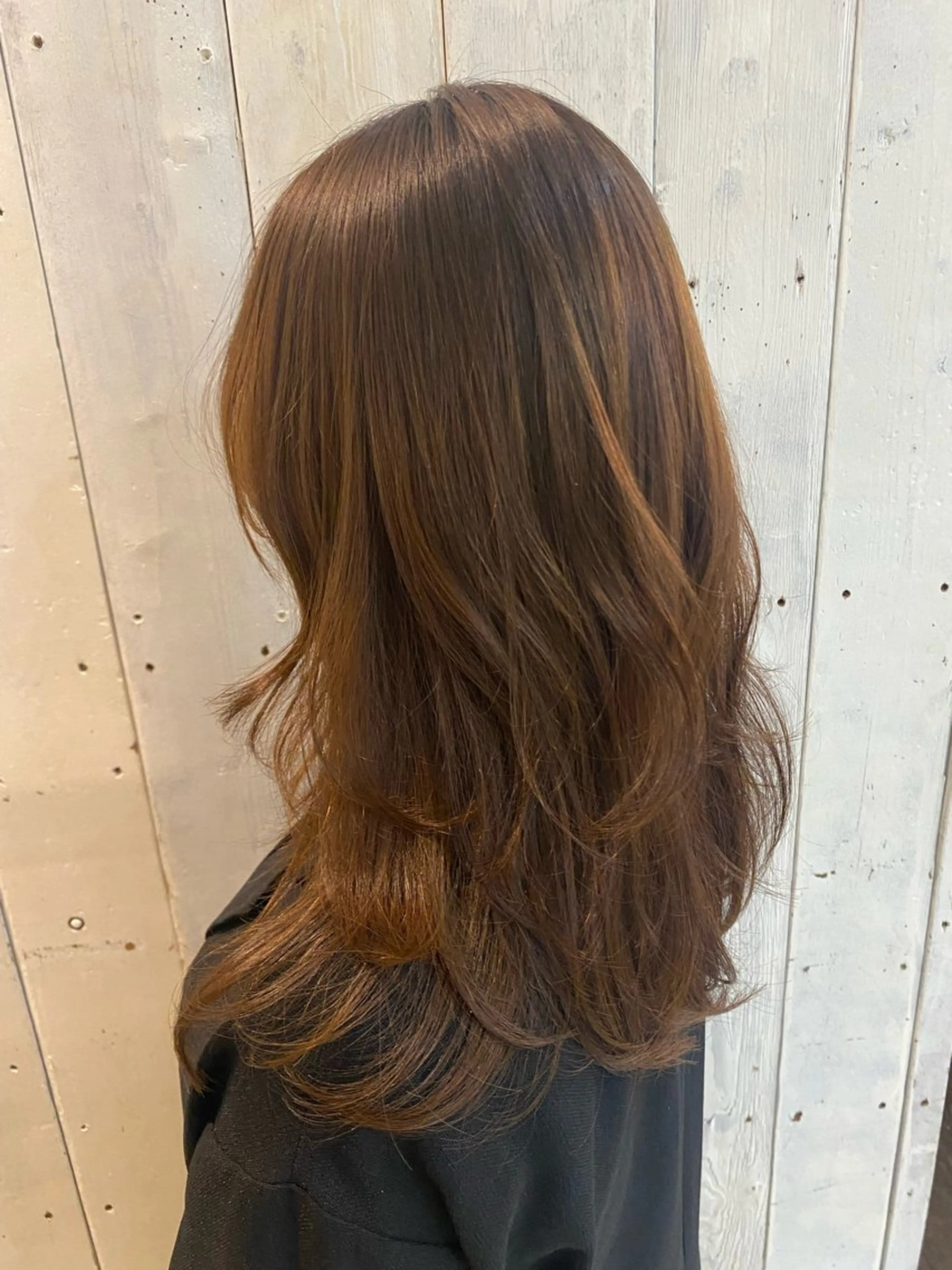 ミディアム ストレート🌹カラー お任せを🌈bucoのヘアスタイル