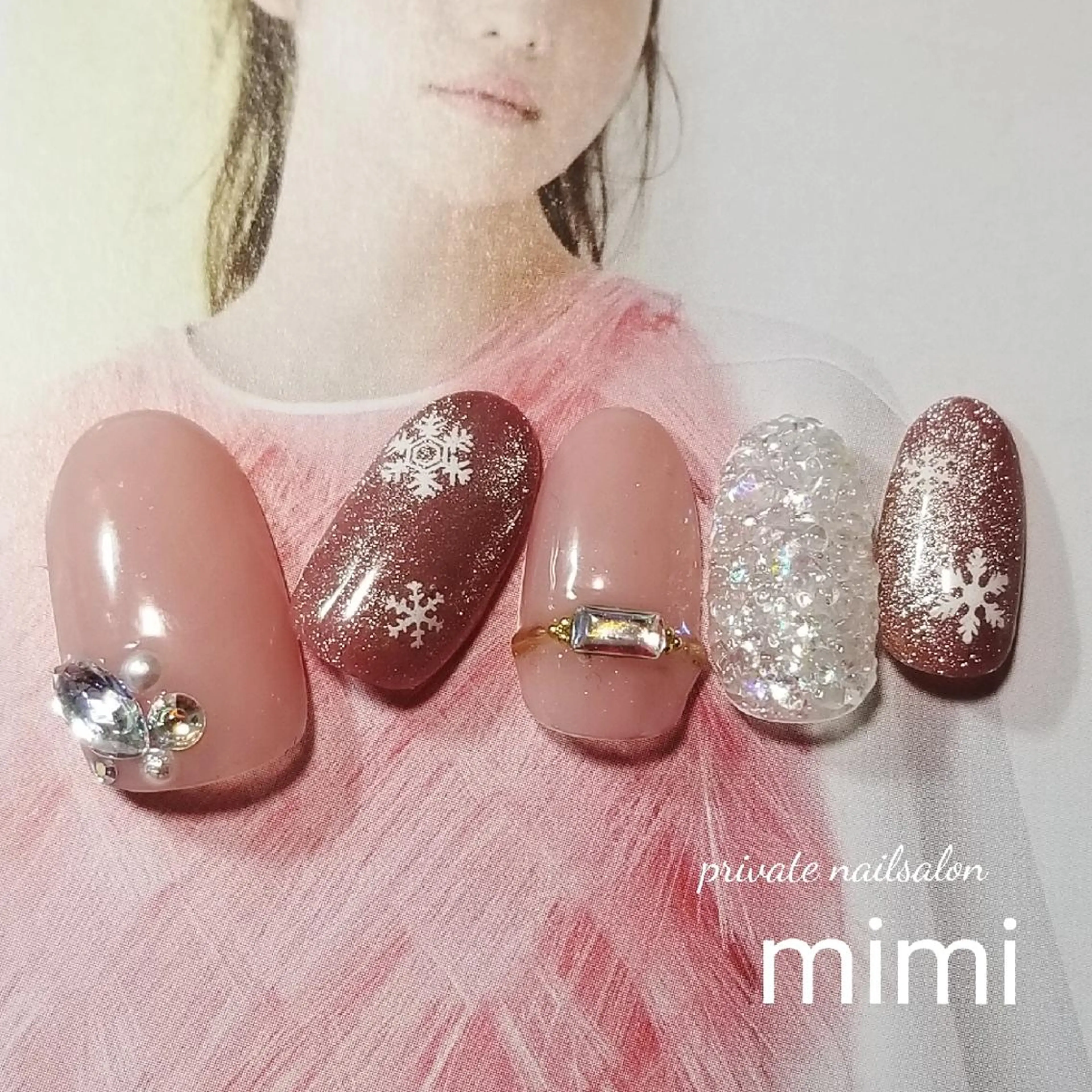 ネイル キラキラネイル 博多ネイル ｍｉｍｉのネイルデザイン