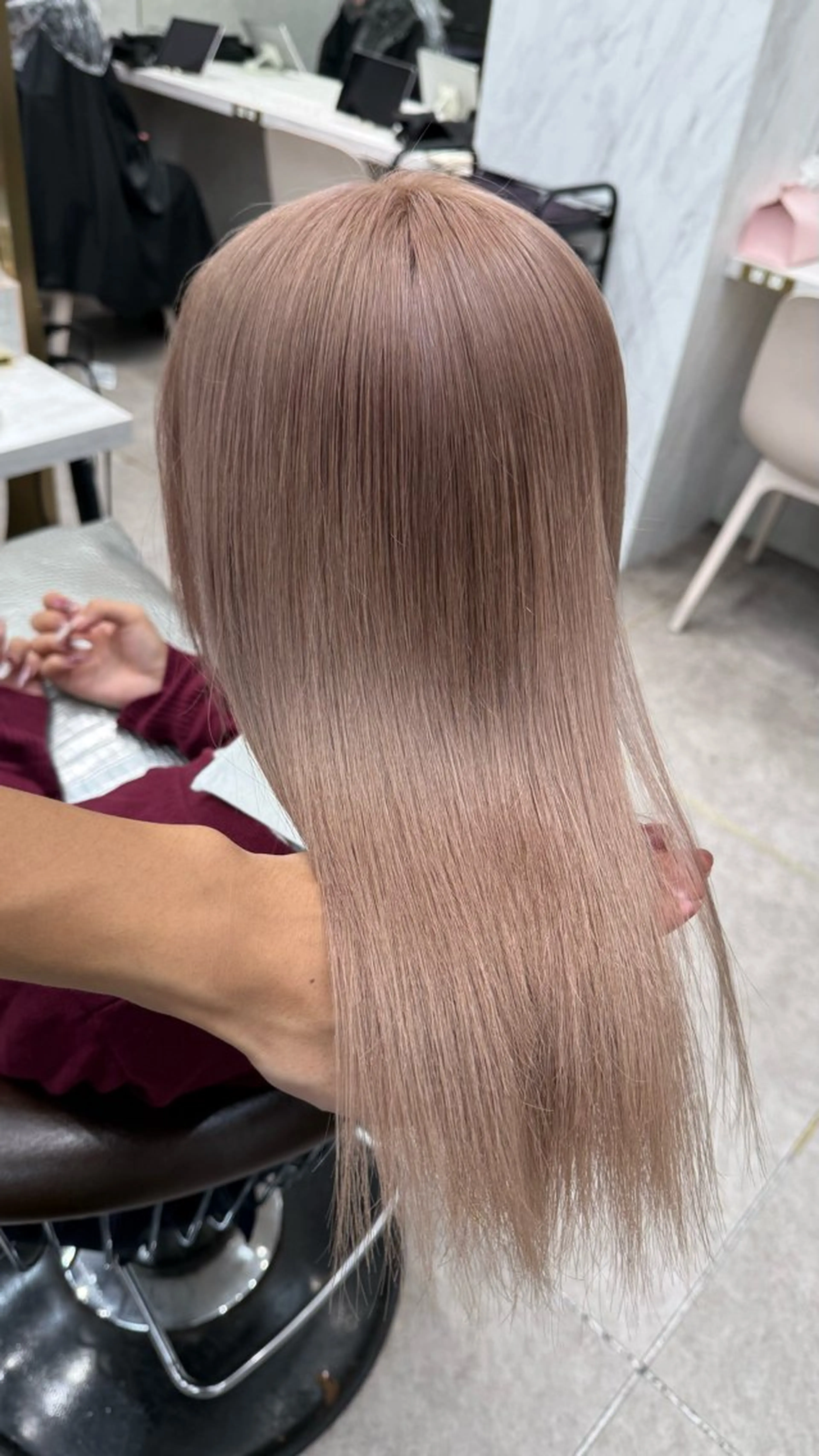 ロング カラー ヘアカラー トリートメント レイヤーダブルカラー KYONのヘアスタイル