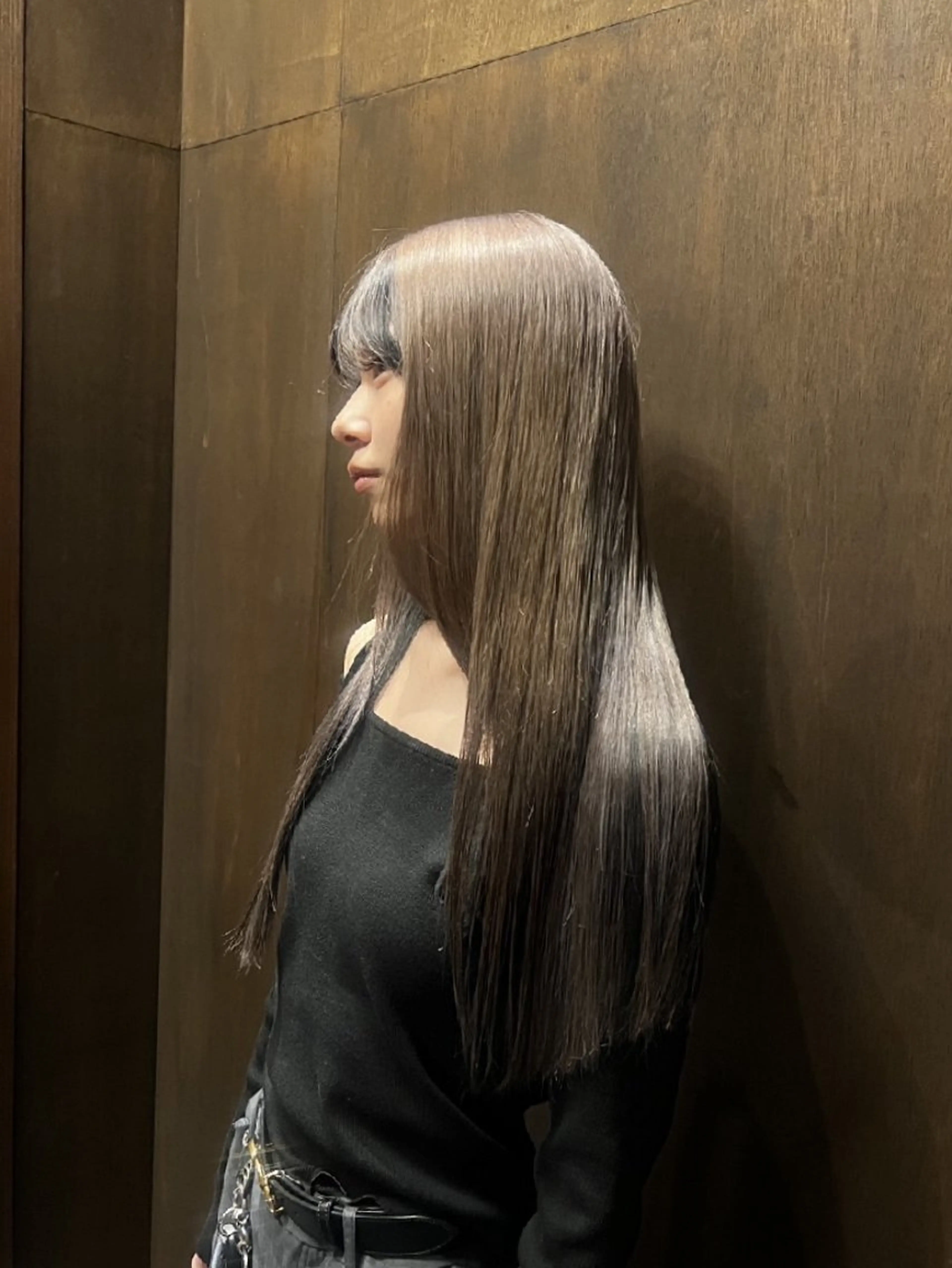 ロング カット ヘアカラー KAYAMI/透明感 カラー/Aujua✨のヘアスタイル