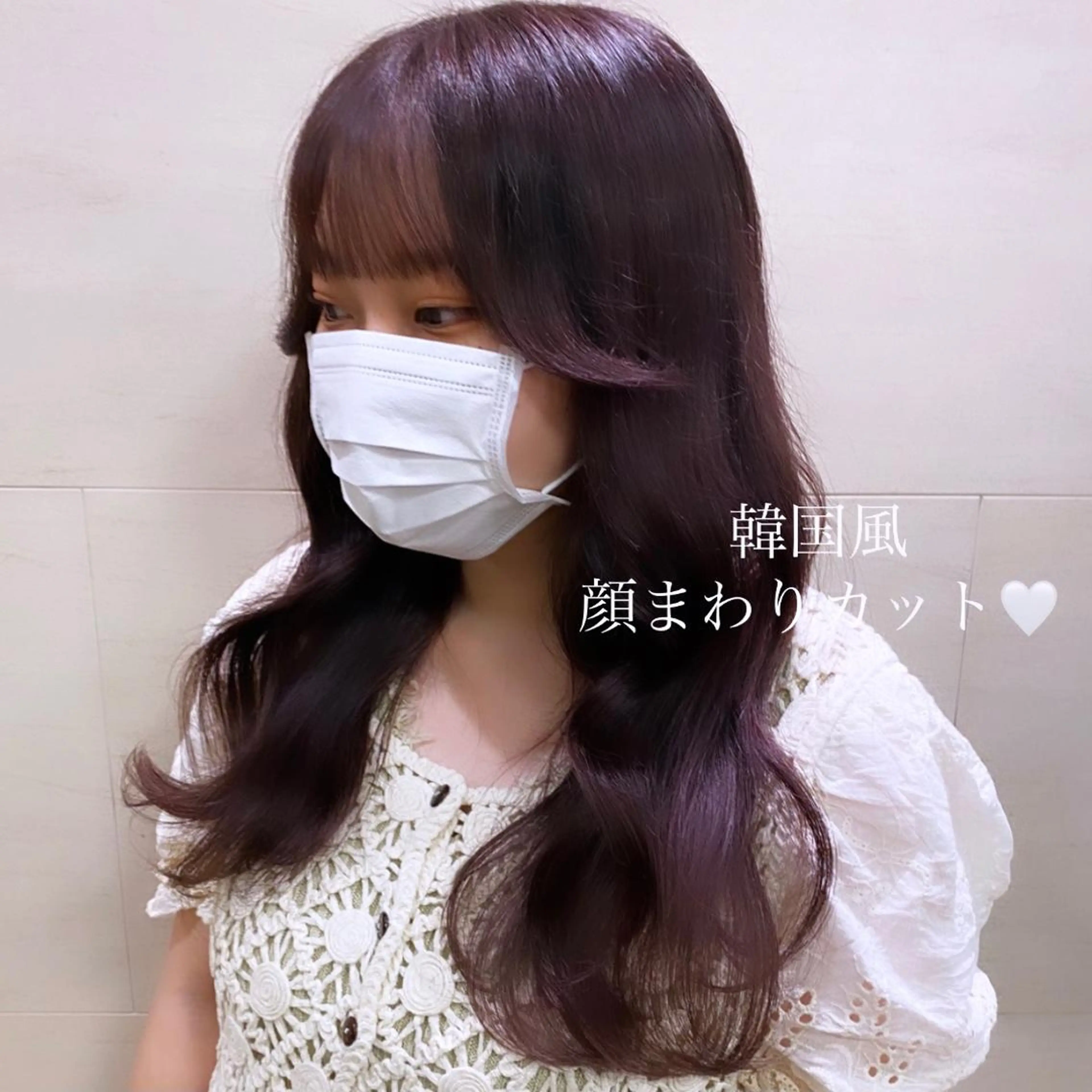 セミロング カラー ブリーチなしWカラー 🎀韓国ヘア/amiのヘアスタイル