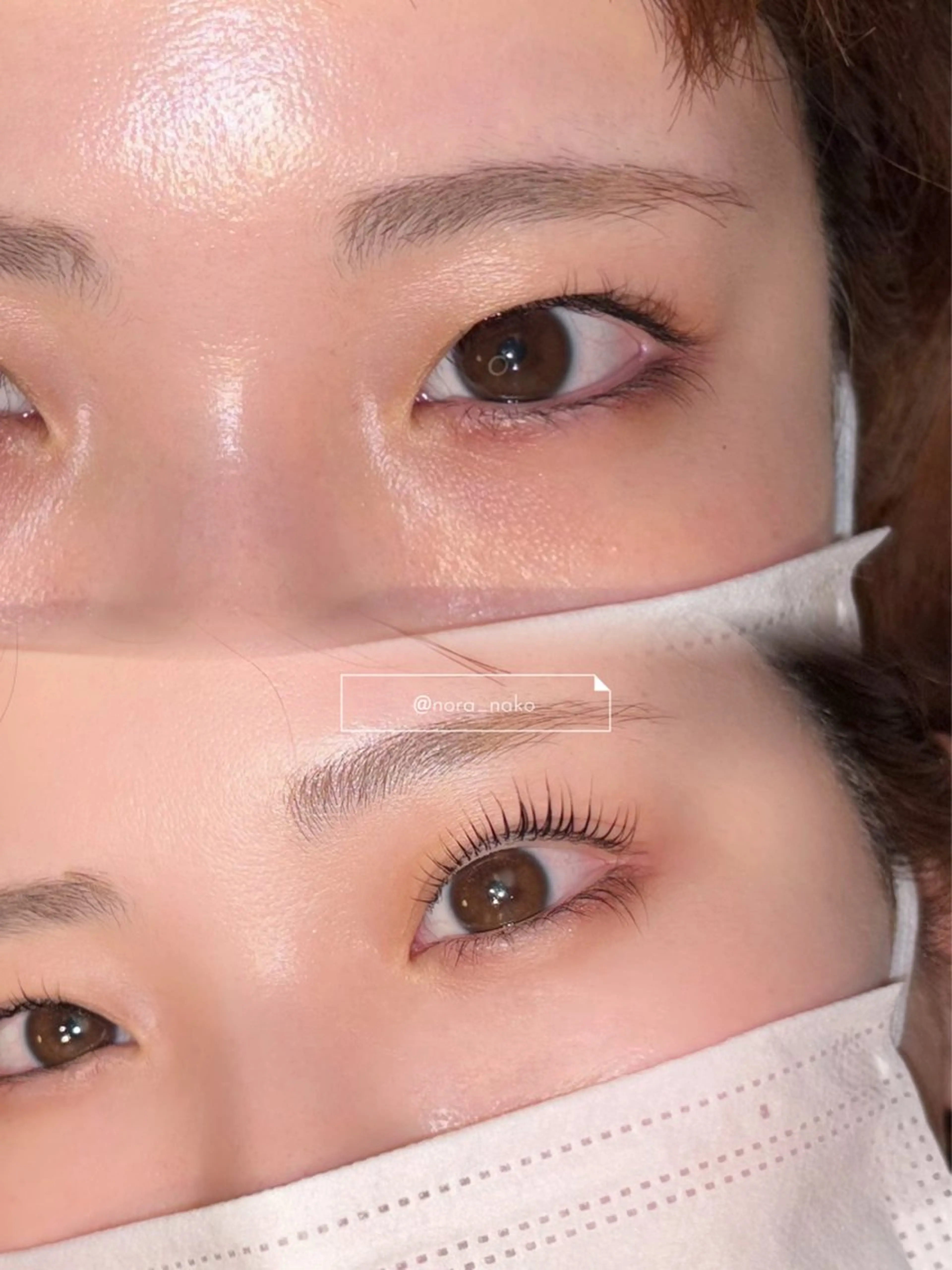 マツエク・マツパ まつげパーマ マツパ NORAアイラッシュ 🩵NANAKOのマツエク・マツパデザイン