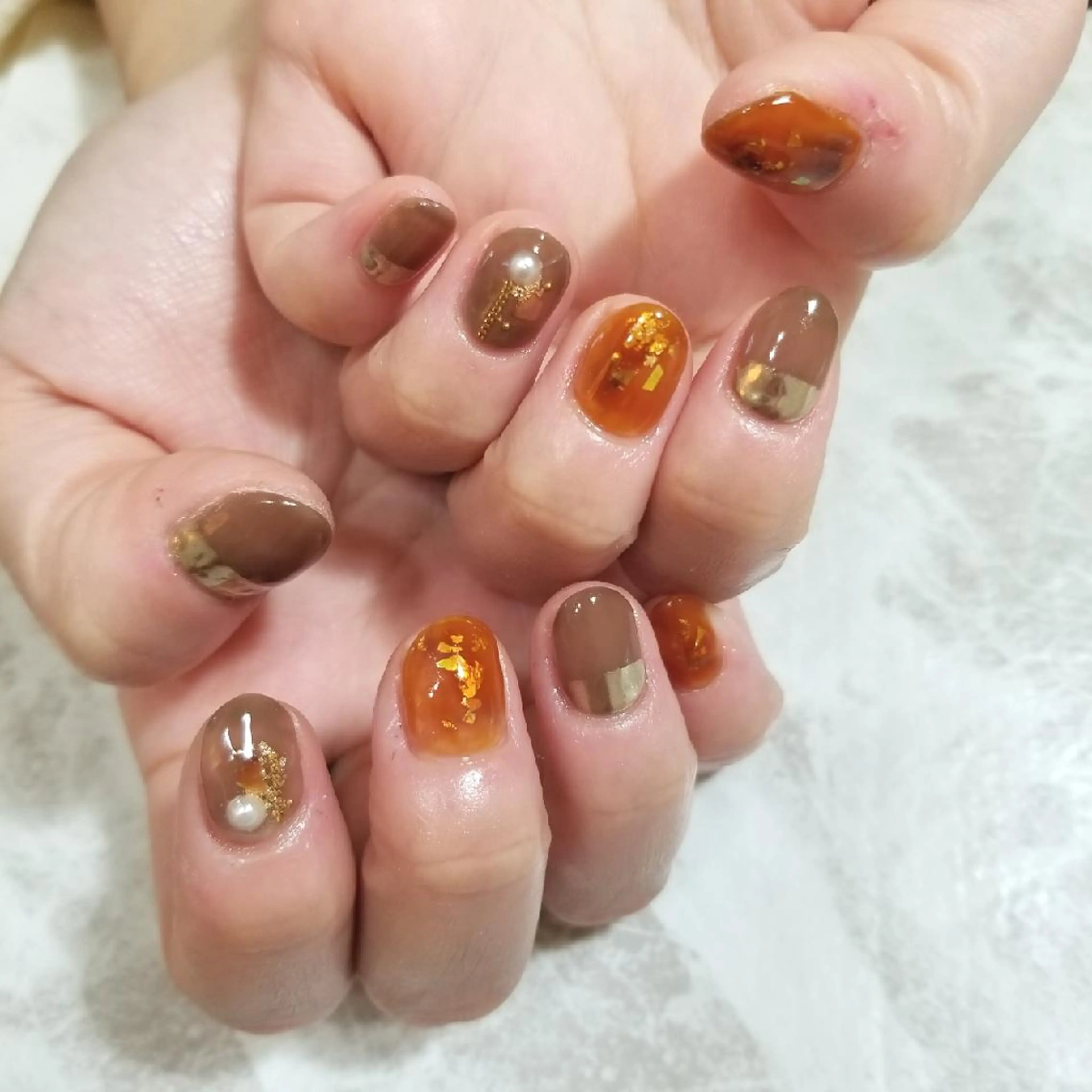 ネイル ハンドネイル nijiiro🌈 サトウのネイルデザイン