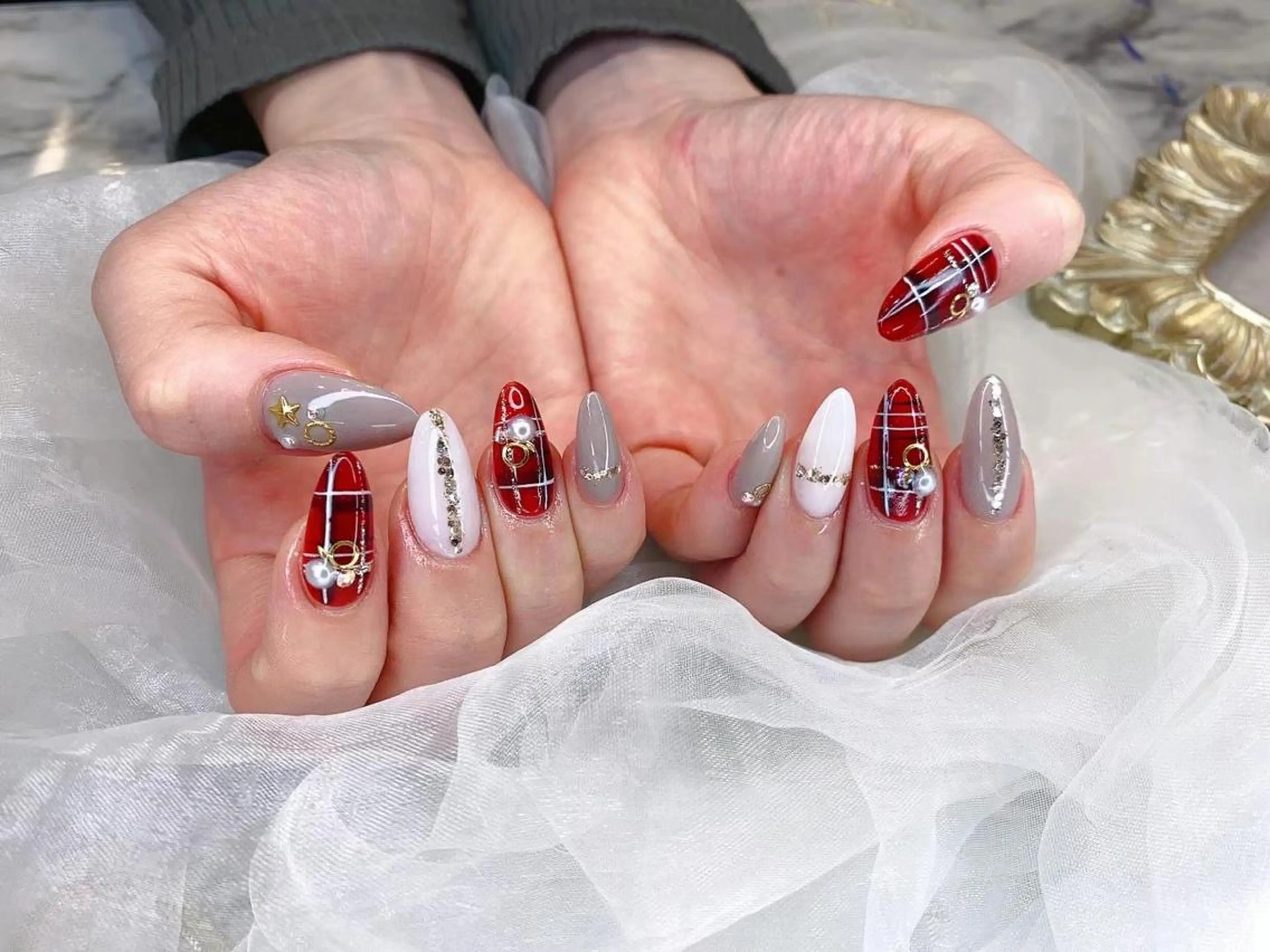 ネイル ラメ(グリッター) ぷっくりネイル Babarla Nailのネイルデザイン