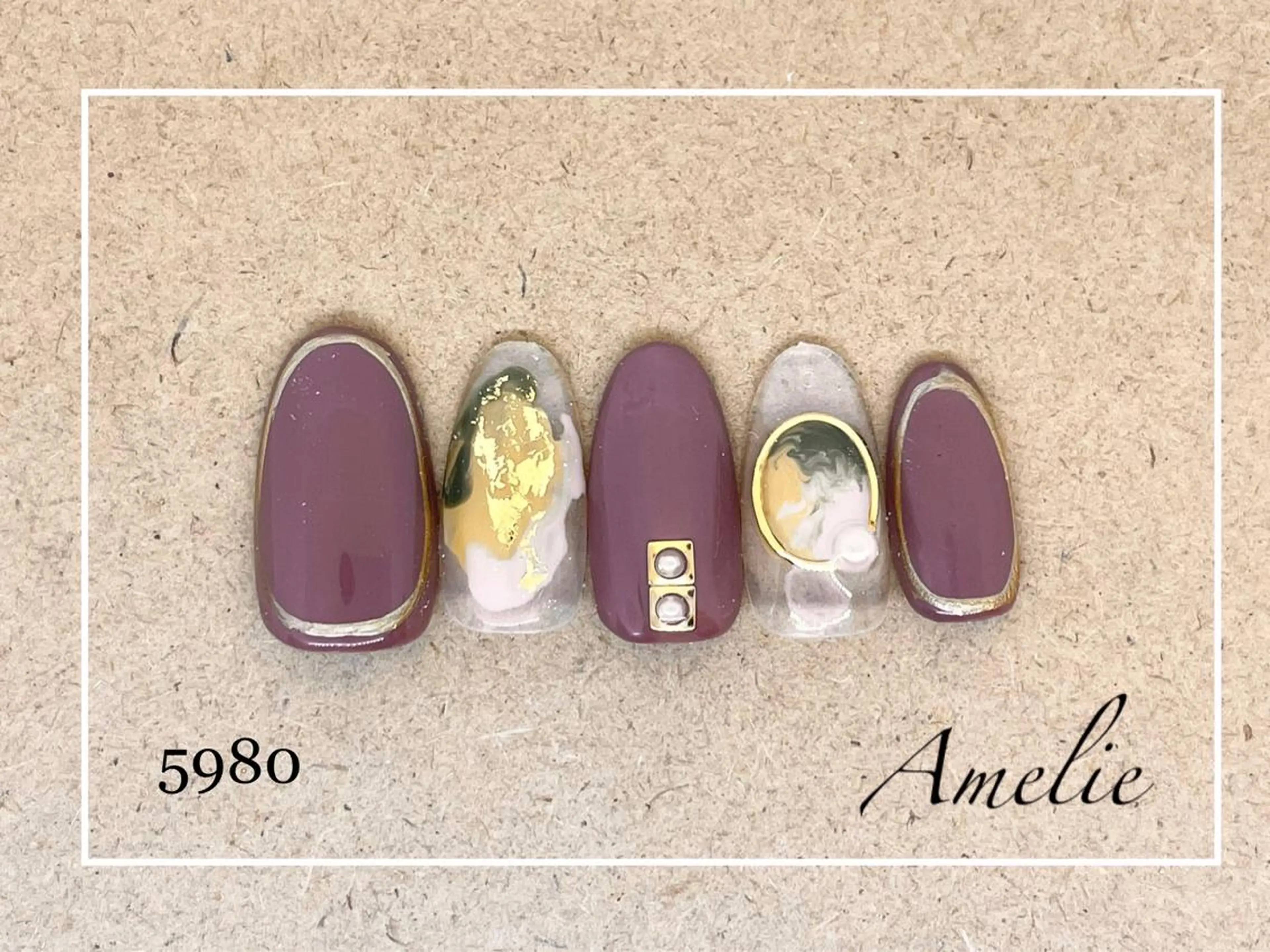 ネイル いちじゅう あおいのネイルデザイン