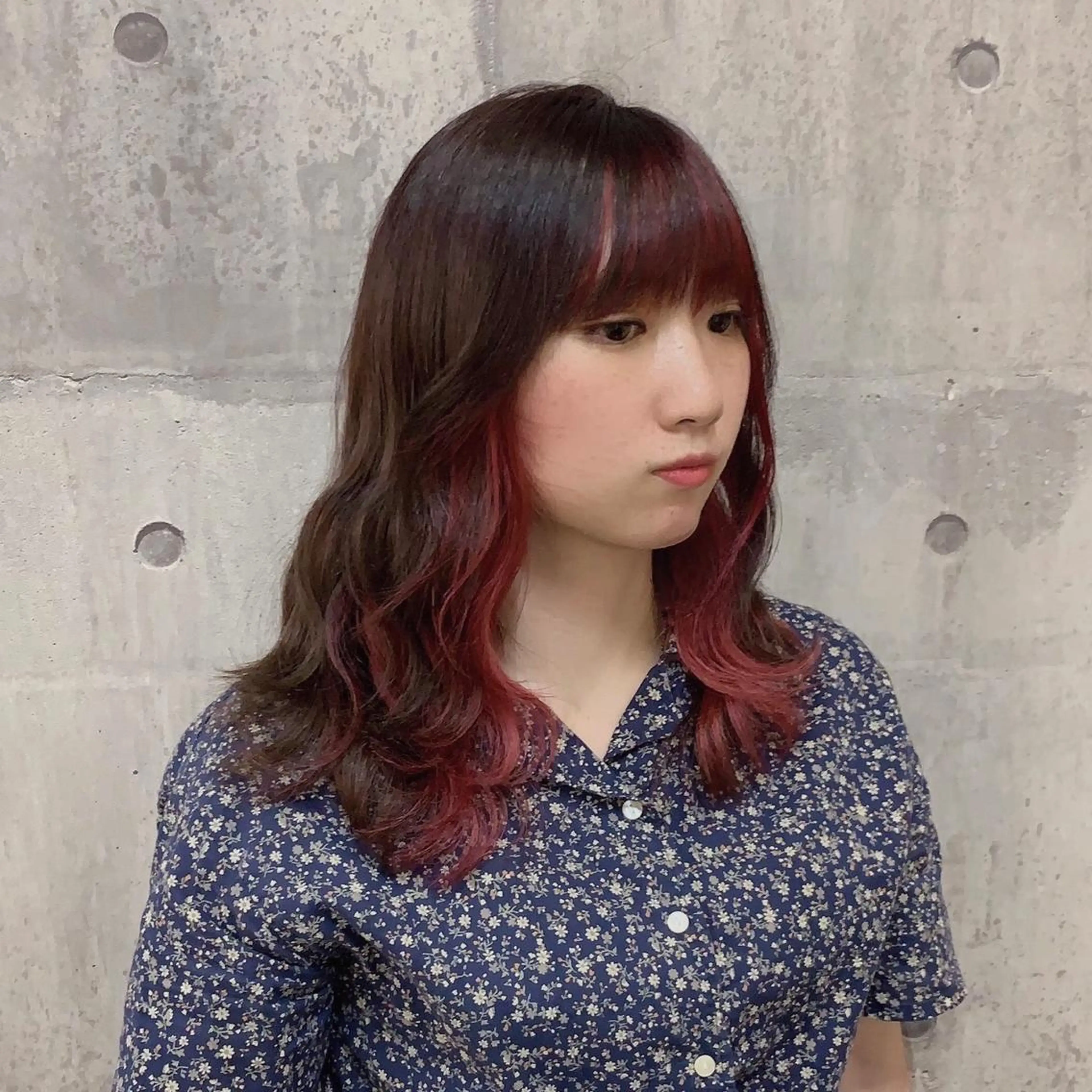 セミロング 顔周りカット いとう りょうたのヘアスタイル