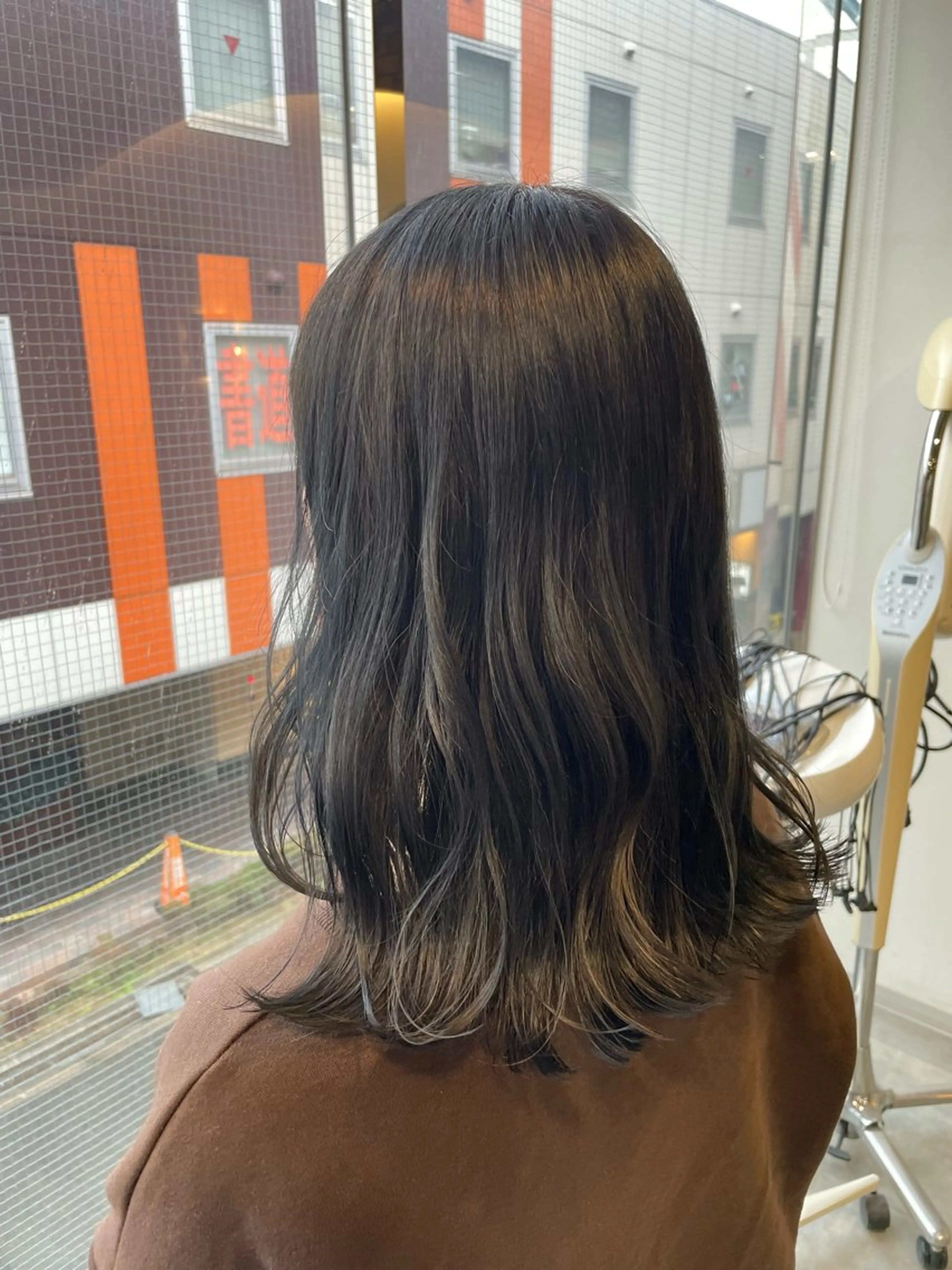 ミディアム カラー 透明感カラー ボブ 髪質改善/レイヤー /ボブ/中村莞太朗のヘアスタイル