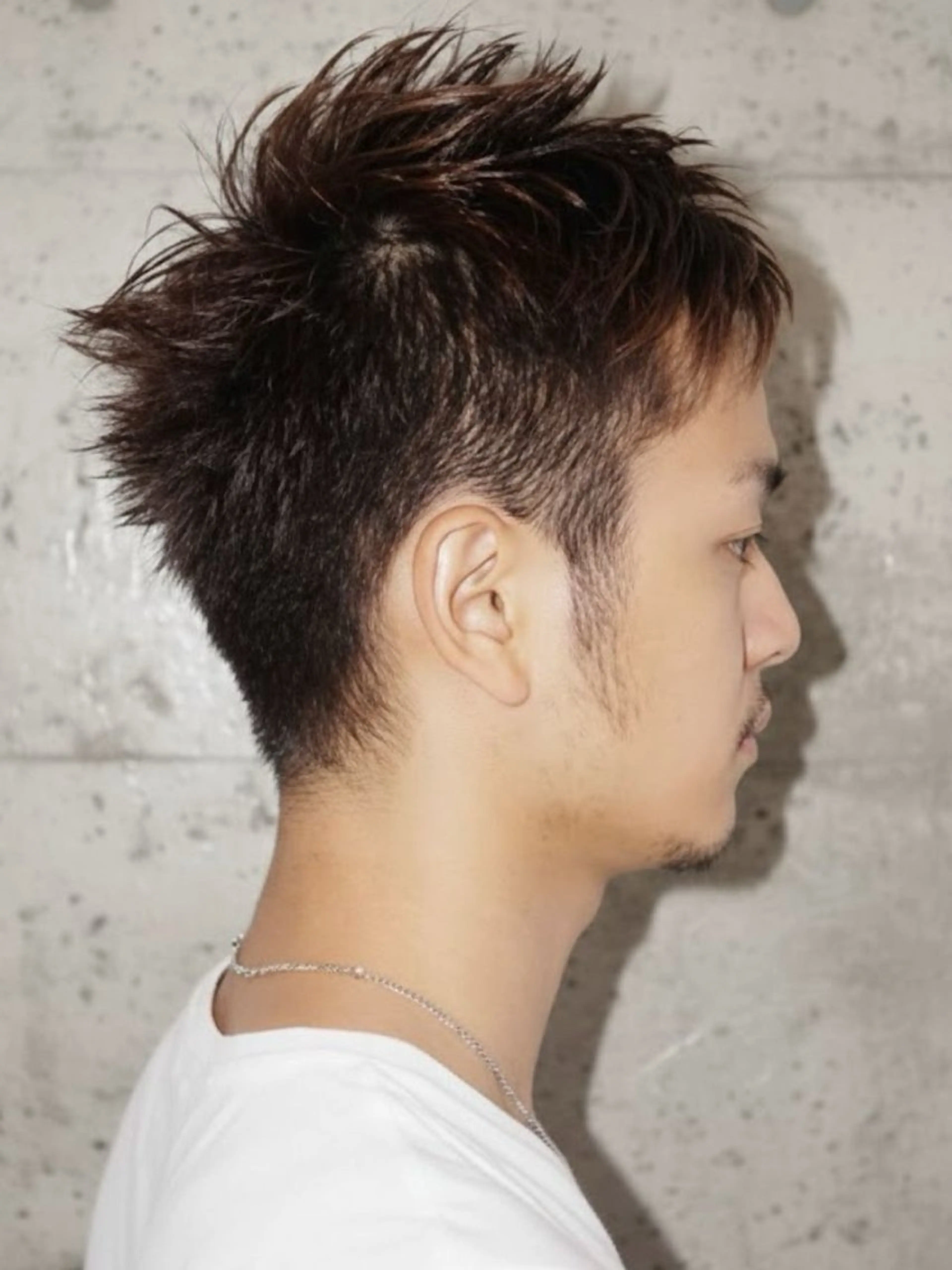 ショート メンズ カット 🩵つなぎショート✨ パーマスタイル みくのヘアスタイル