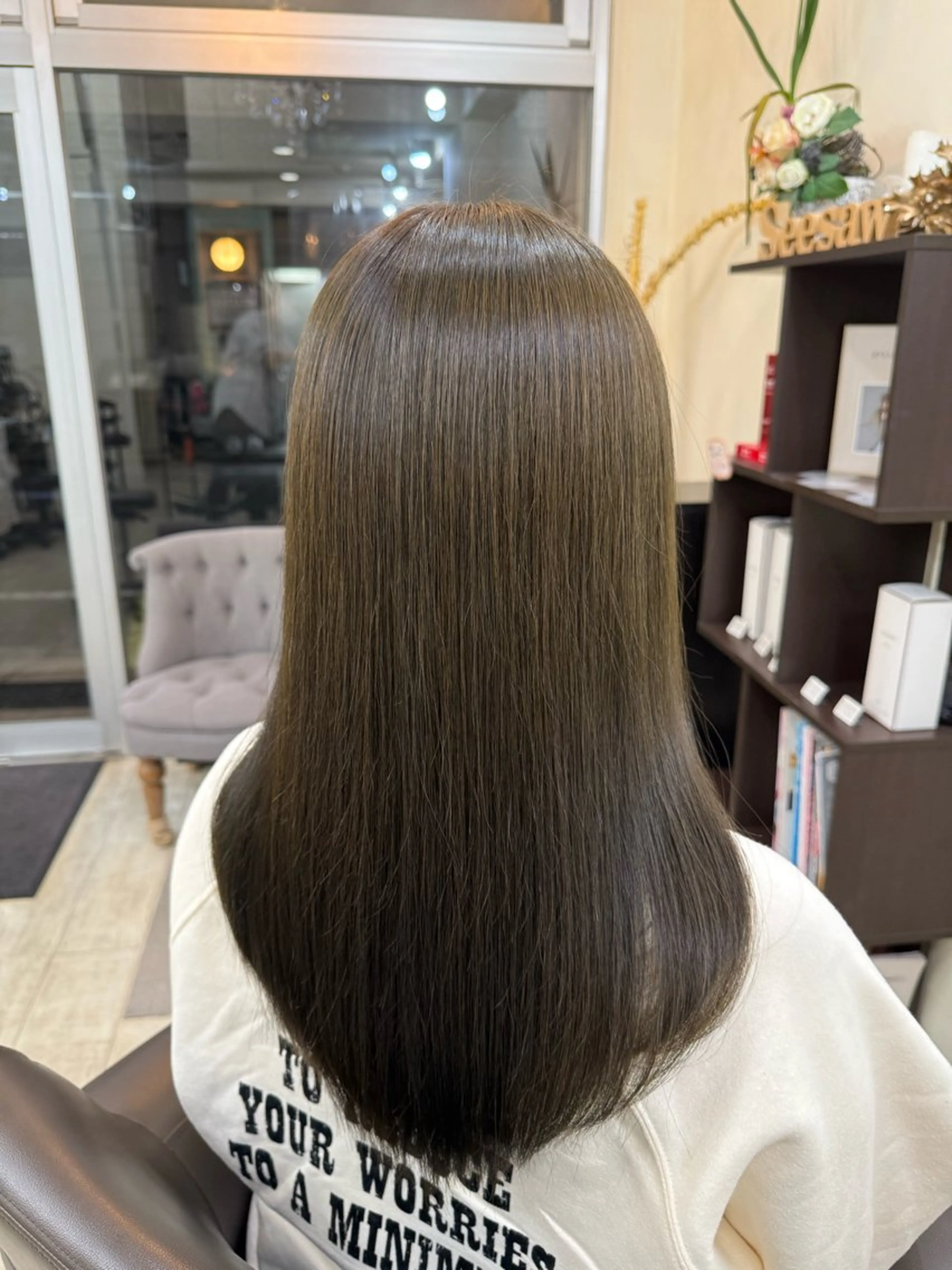 ロング カット ヘアカラー メンズハイライト/ 透明感カラー⚡️内山のヘアスタイル