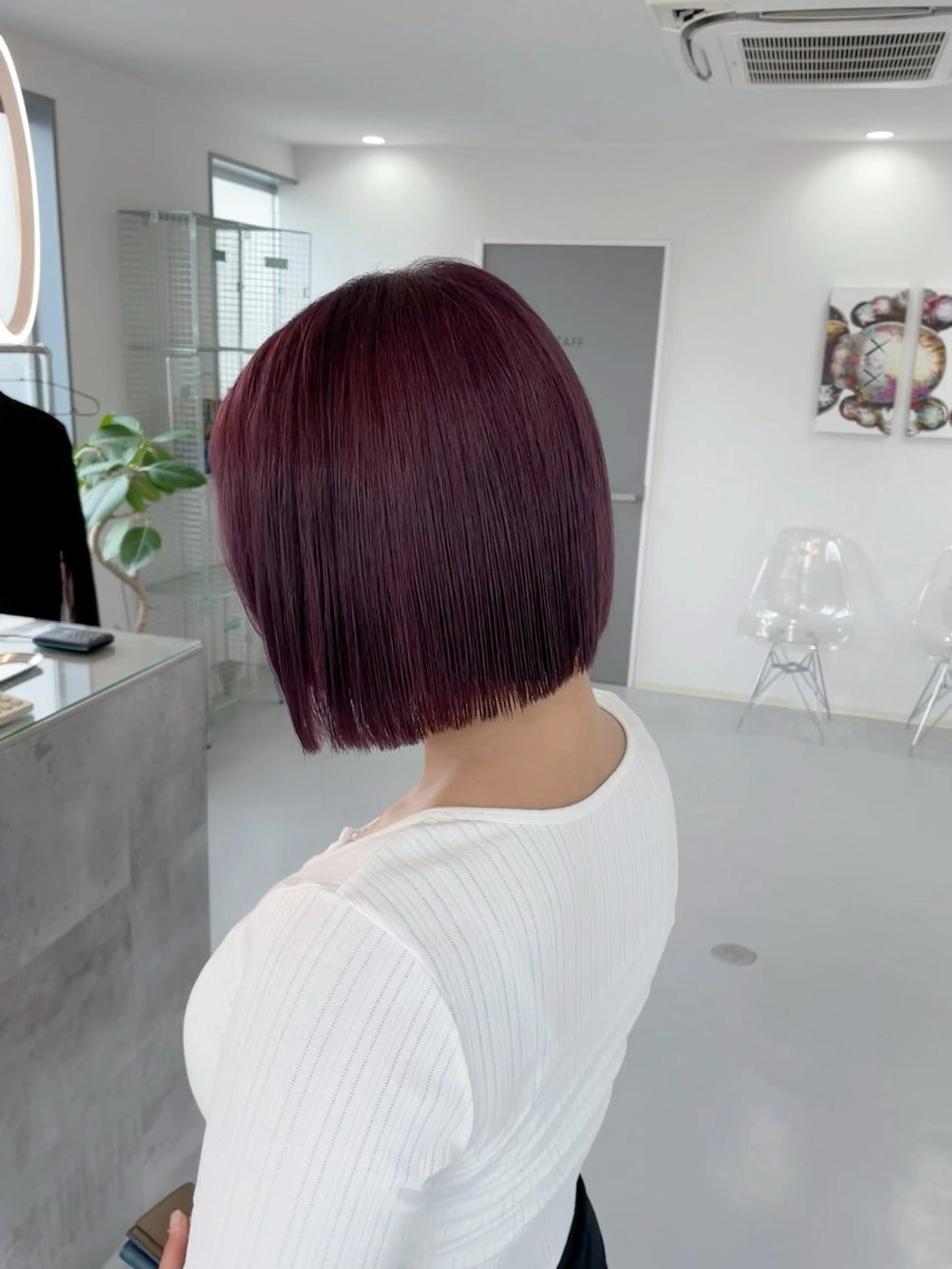 ショート カラー ラベンダーカラー ピンクカラー ピンクラベンダー 🫧透明感カラー🫧 加茂丈登のヘアスタイル