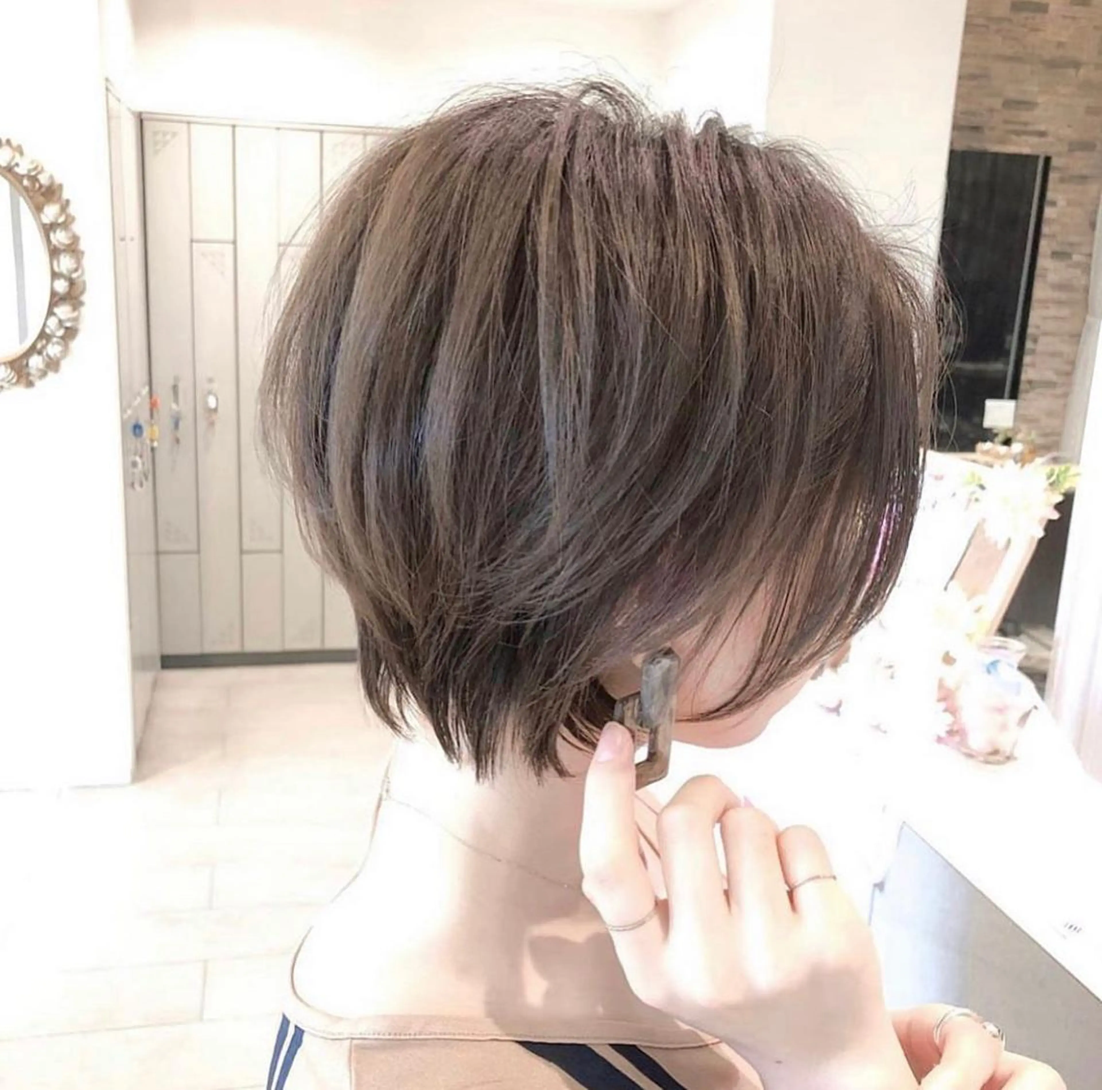 ショート カラー カット ヘアカラー le. pidorgeのヘアスタイル