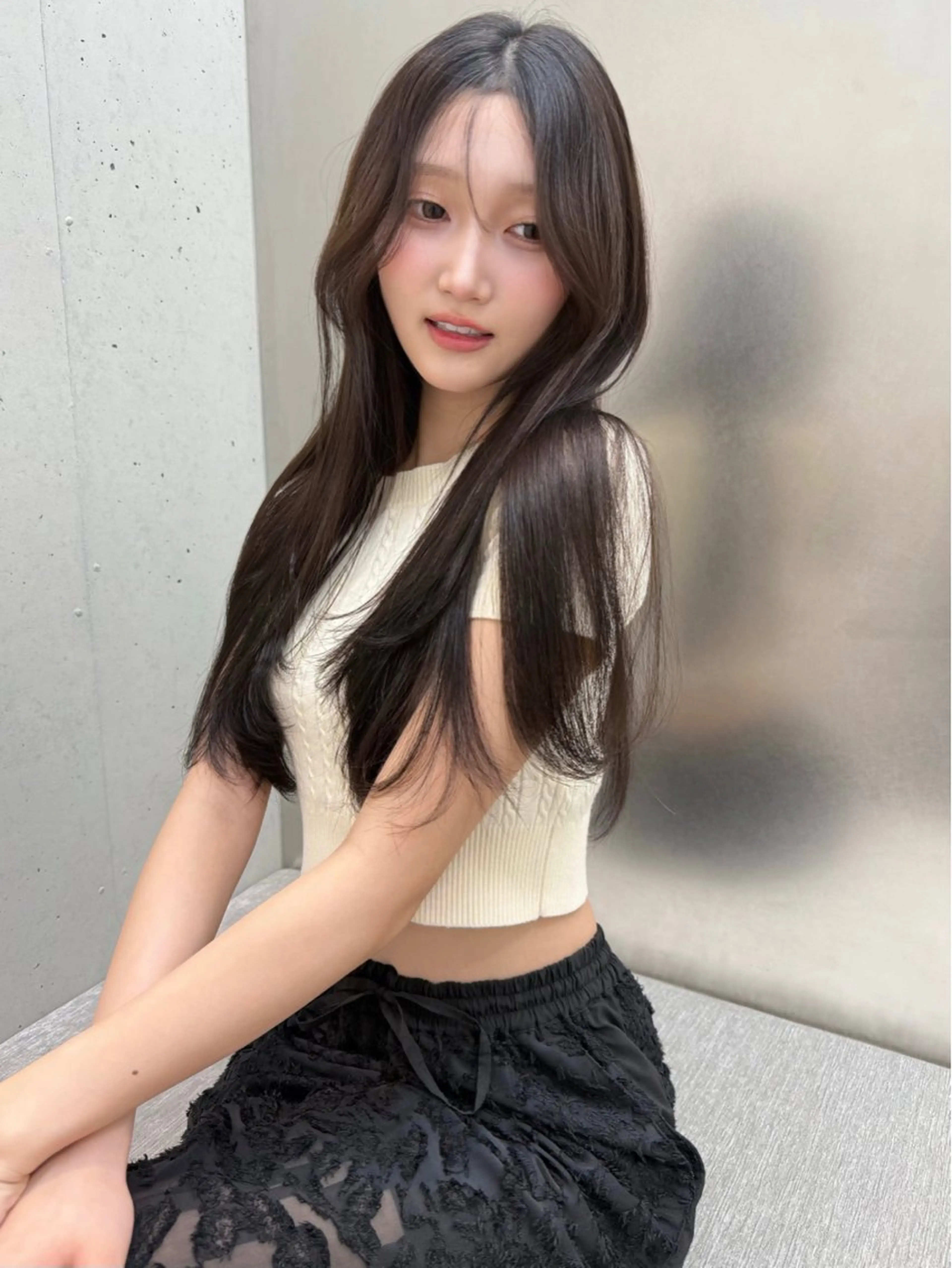 ✨期間限定💫【補修効果◎乾燥ケア】💫小顔カット＋ケアカラー＋超音波deep layer TRの写真