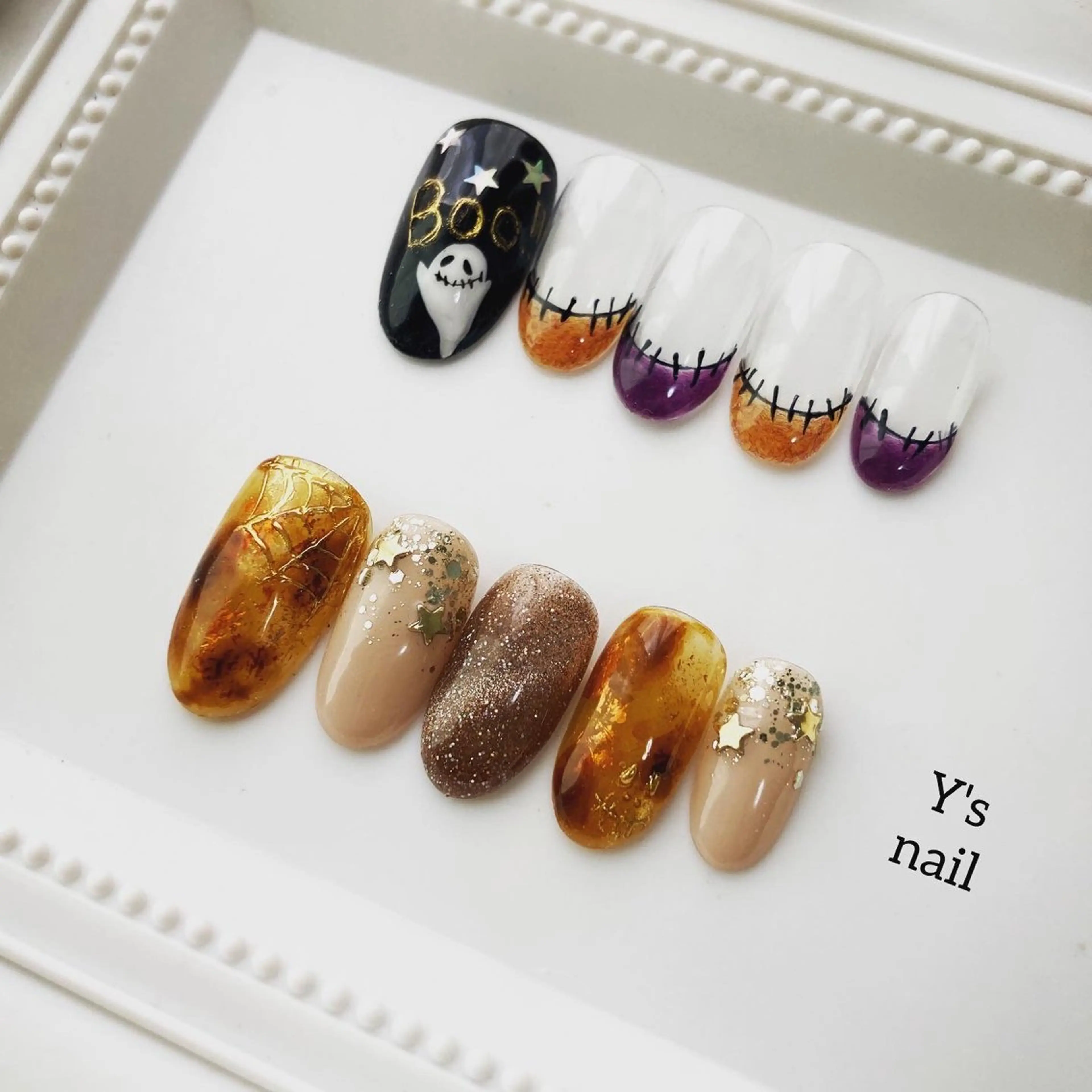 ネイル 手書きが得意🖌️ Y’s  nailのネイルデザイン