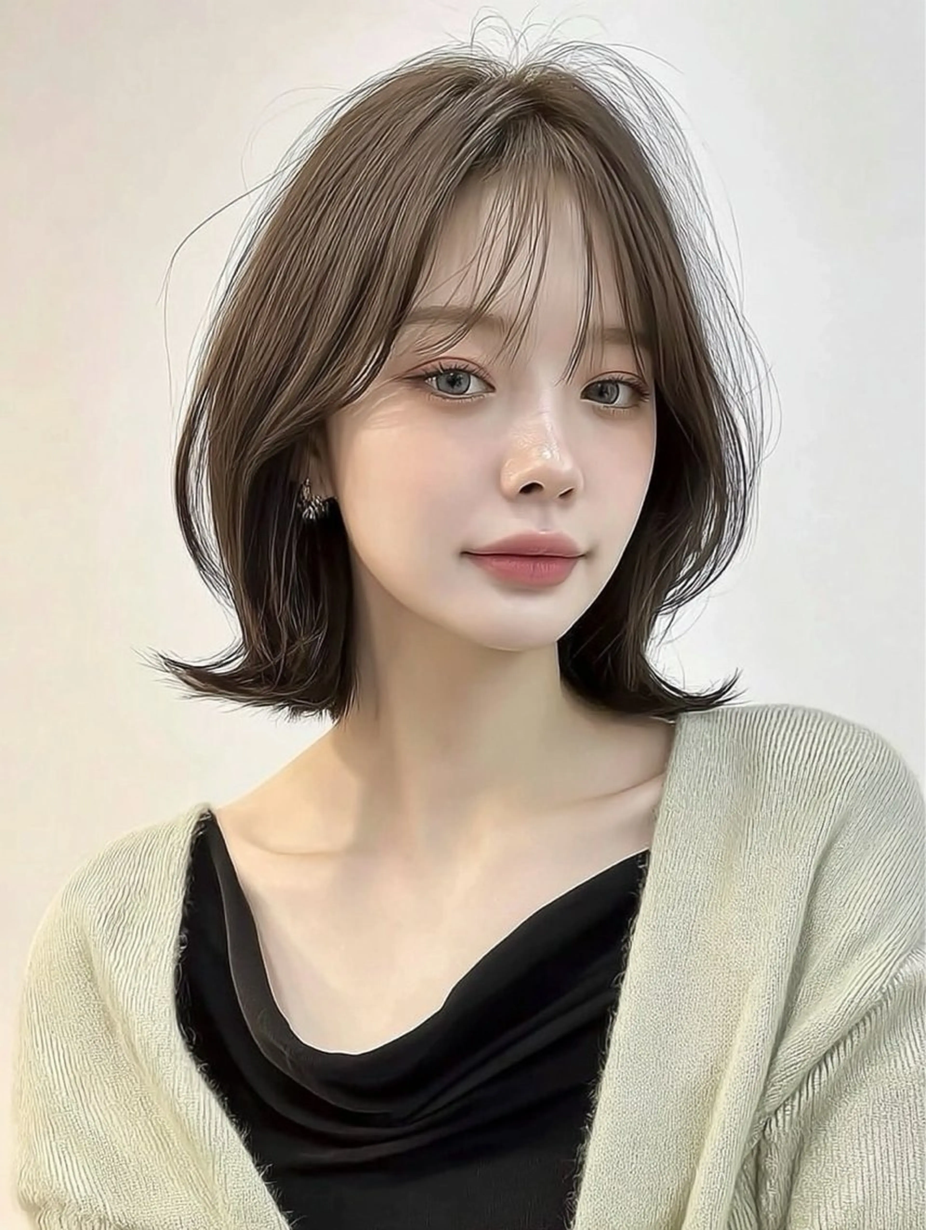 ミディアム カラー ブリーチ 透明感カラー インナーカラー 髪質改善 韓国風ヘア 木村 純也のヘアスタイル