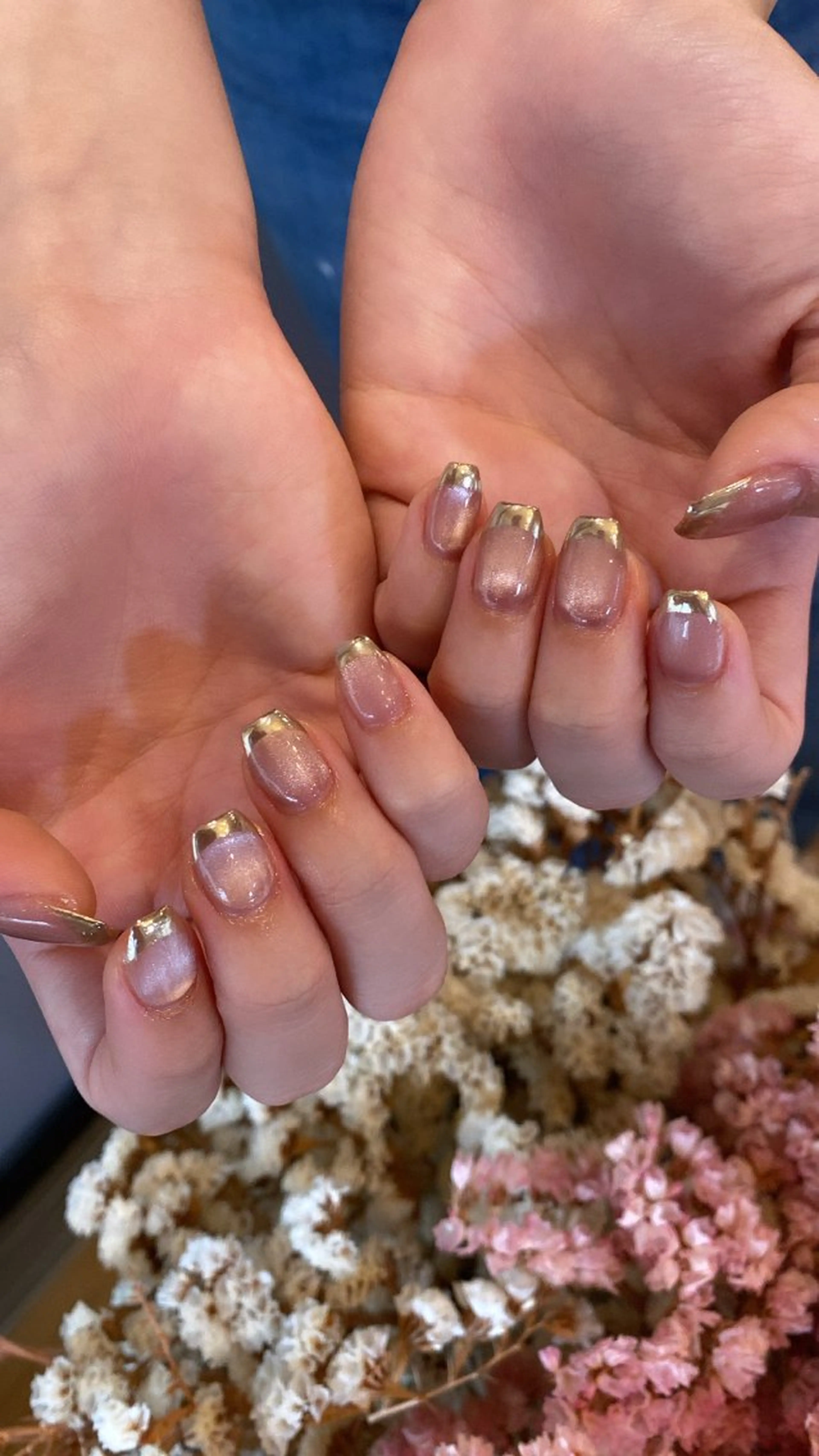 ネイル ハンドネイル crystal ⭐︎ colorのネイルデザイン