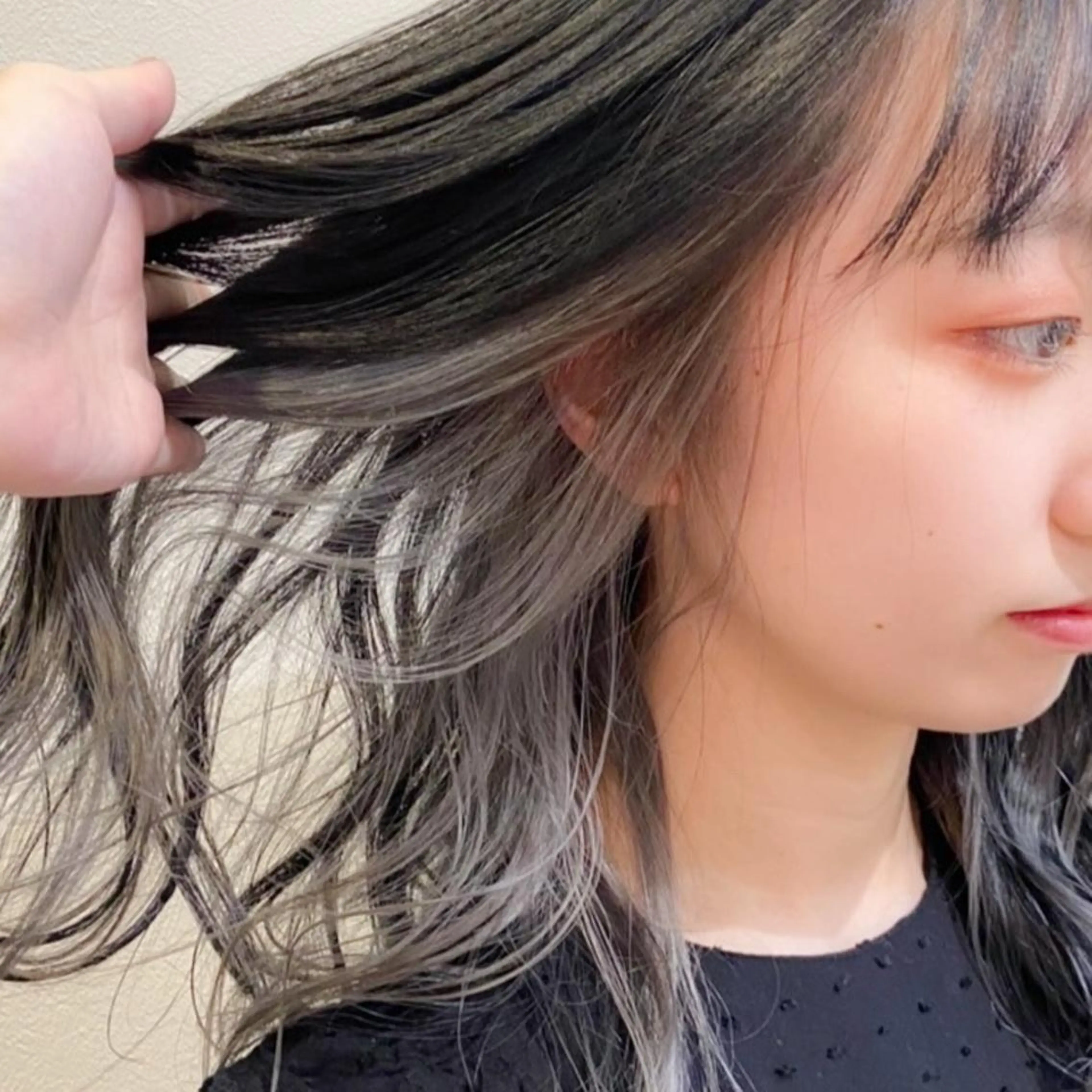 【インナーカラー】カットフルカラーインナーカラー20790→13000 カット込の写真