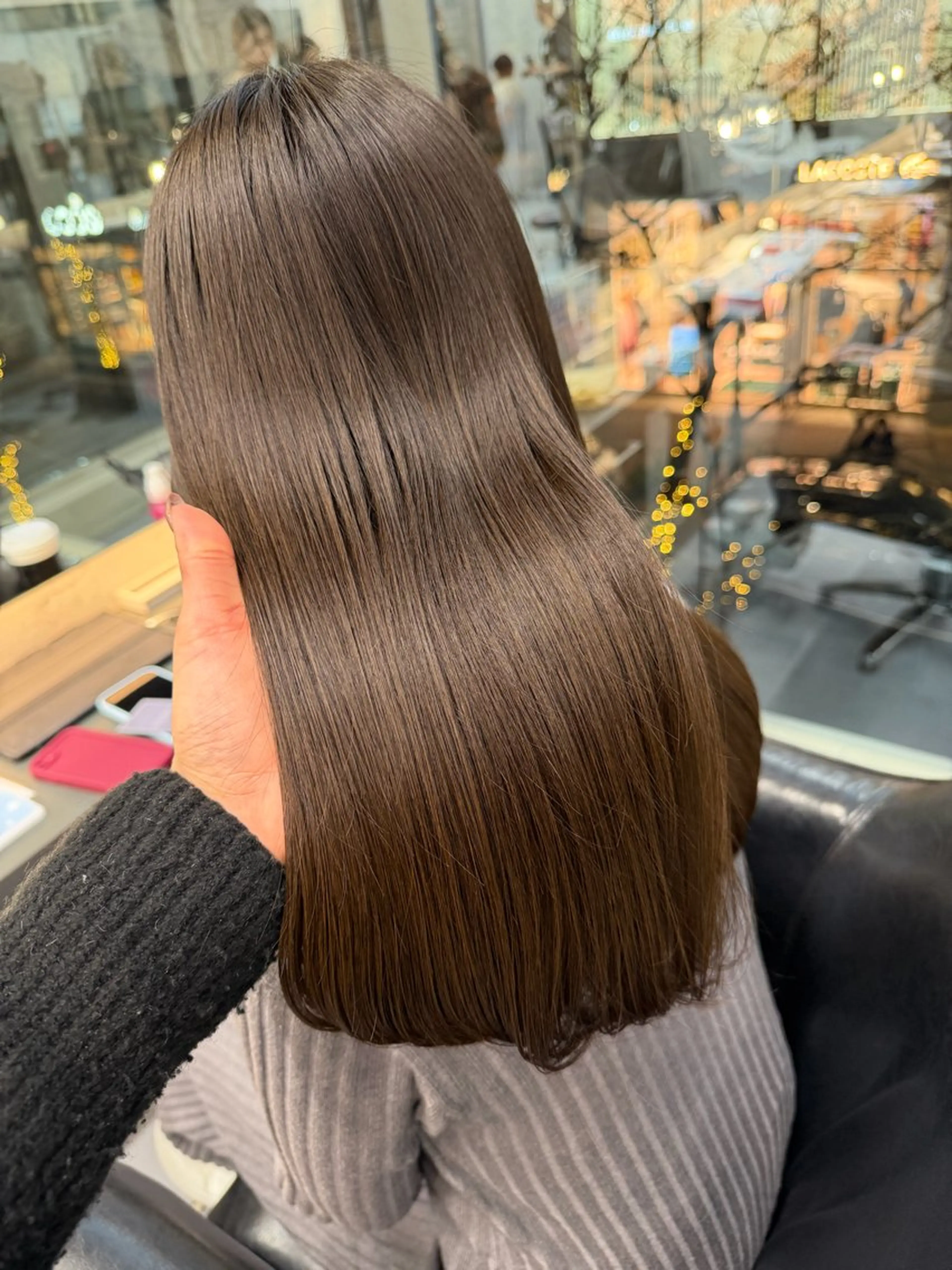 🤍🧡新規限定🧡🤍🐾カット+酸性ストレート+オージュアトリートメント🐾髪質改善メニュー🫧の写真