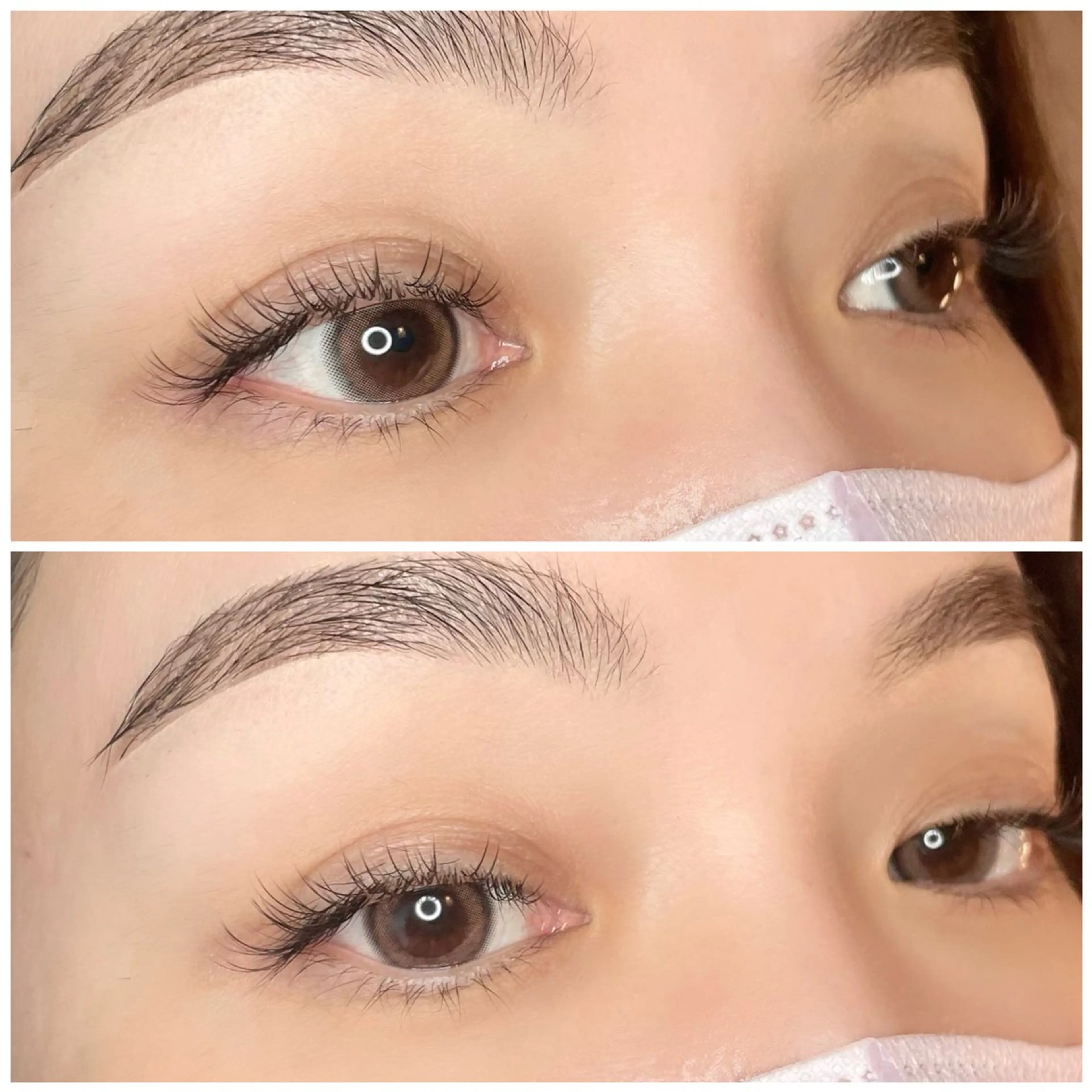 マツエク・マツパ カラーマツエク フラットラッシュ YUNIKO eyelashのマツエク・マツパデザイン