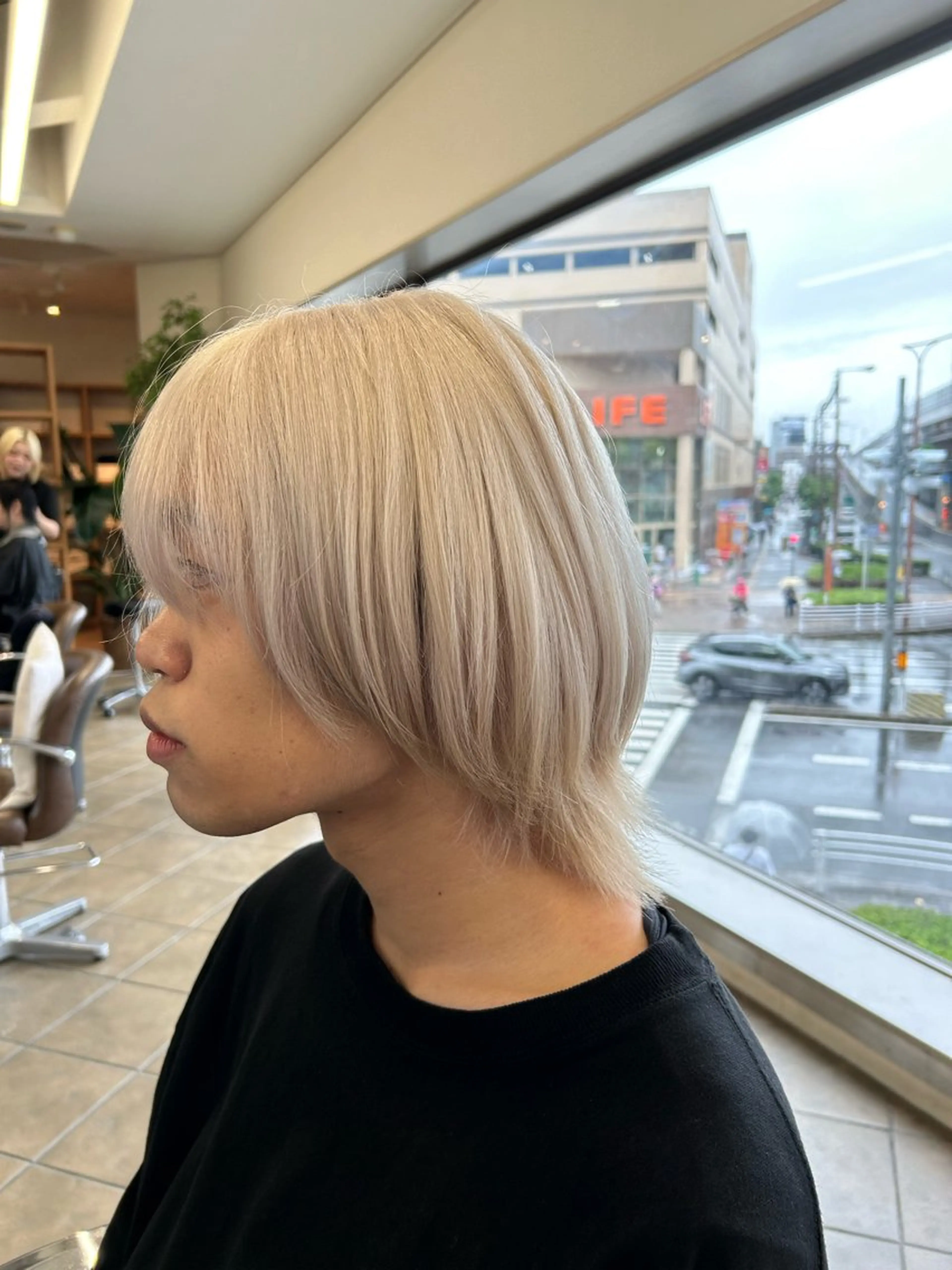 ショート カラー メンズ 暖色カラー/美髪矯正 /フクダ モエ🐿のヘアスタイル