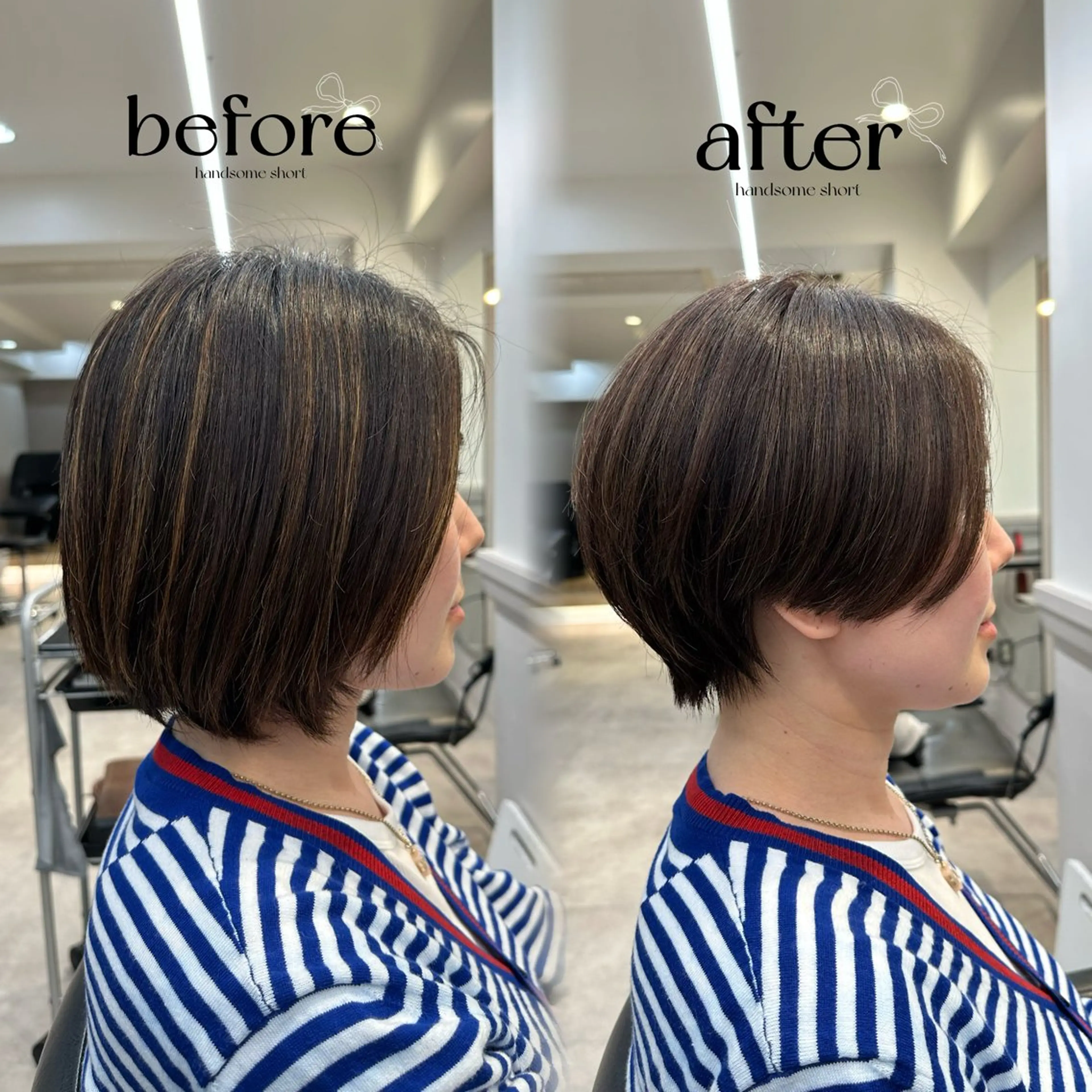 ショート ハンサムショート ショートヘア あいこ/ハンサムショ ート無料/蔵前🌷のヘアスタイル
